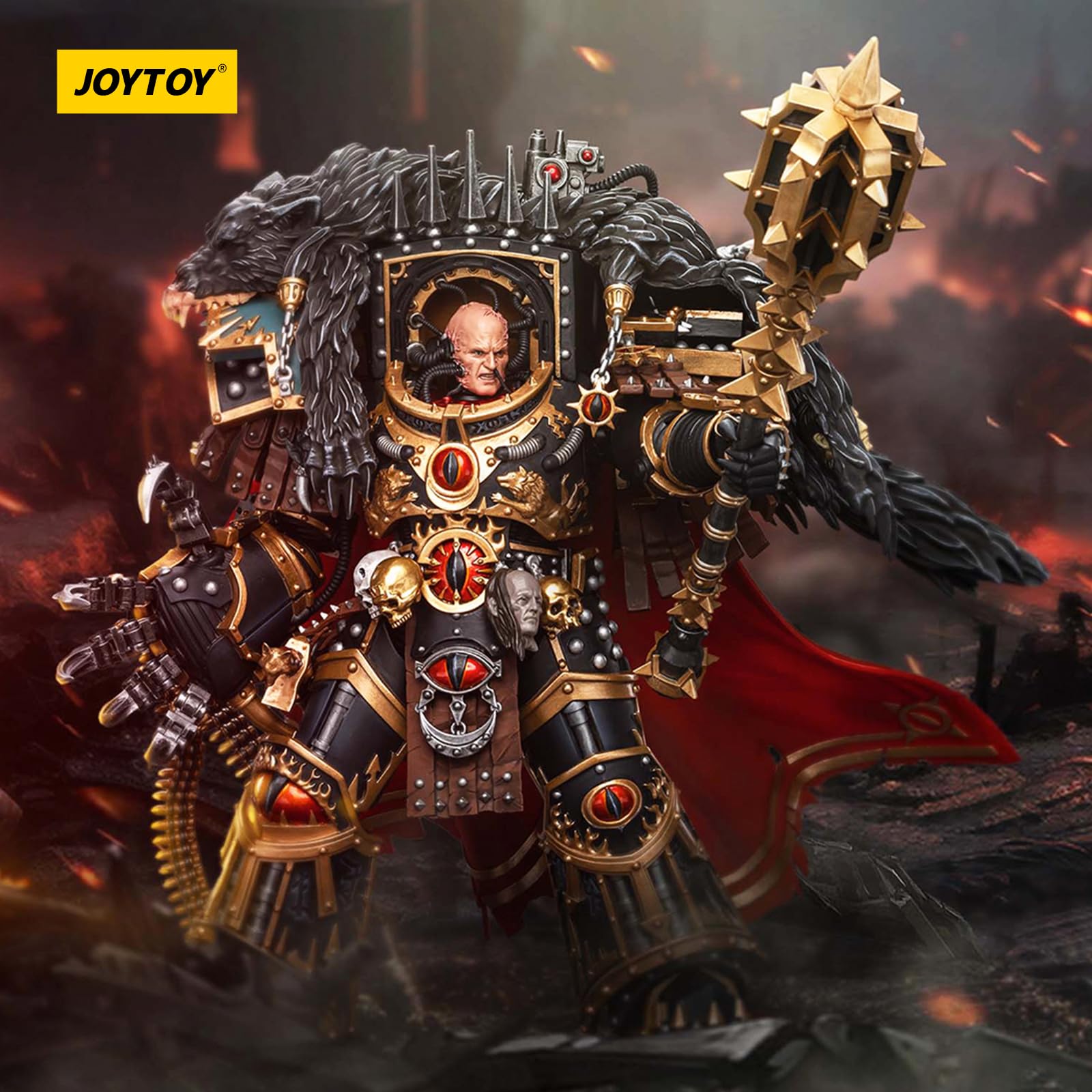Foto 3 pulgar | Figura De Acción Joytoy Warhammer 40k Horus Heresy Warmaster Horus - Venta Internacional.