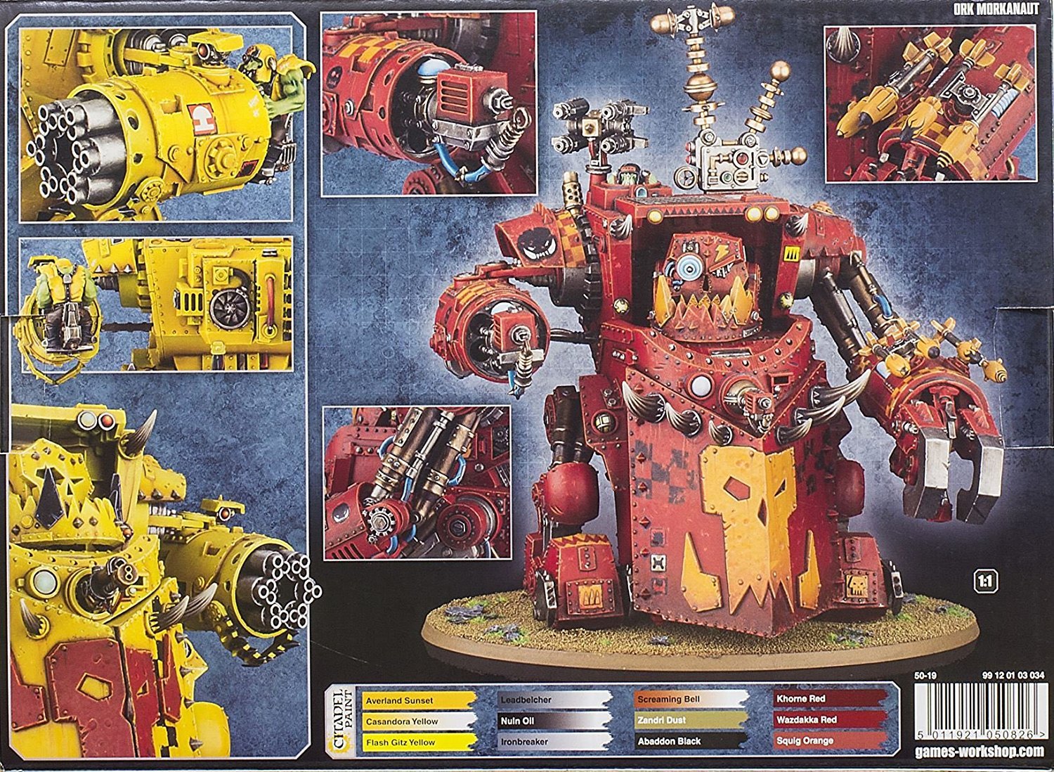 Foto 3 pulgar | Figuras De Acción Games Workshop Warhammer 40,000 Ork Gorkanaut Morkanaut - Venta Internacional.