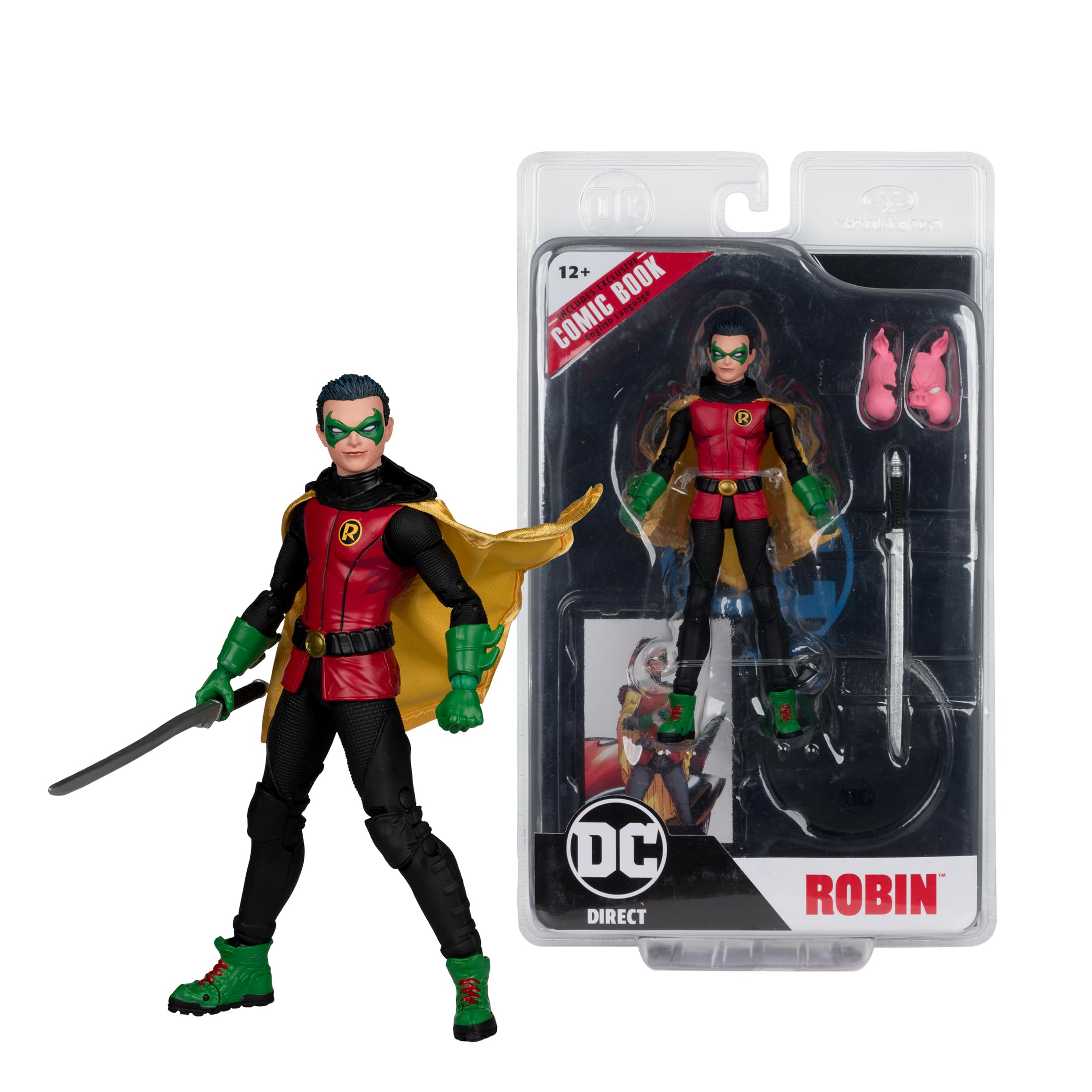 Foto 8 pulgar | Figura De Acción Mcfarlane Toys Dc Direct Page Punchers Robin - Venta Internacional.