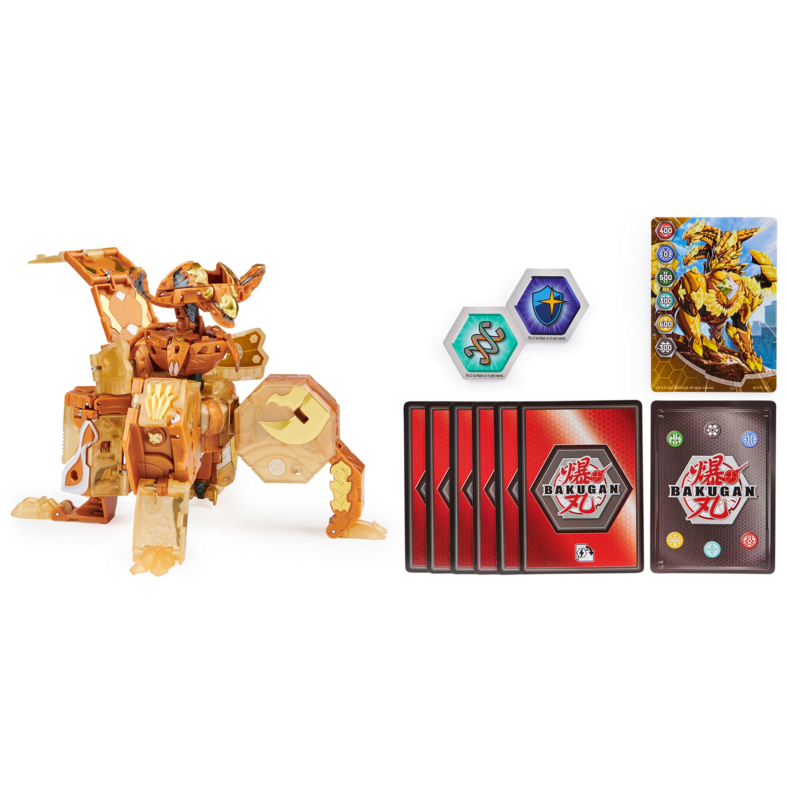 Foto 6 pulgar | Figura De Acción Bakugan Ultimate Viloch Con Bakucores Y Cartas - Venta Internacional.