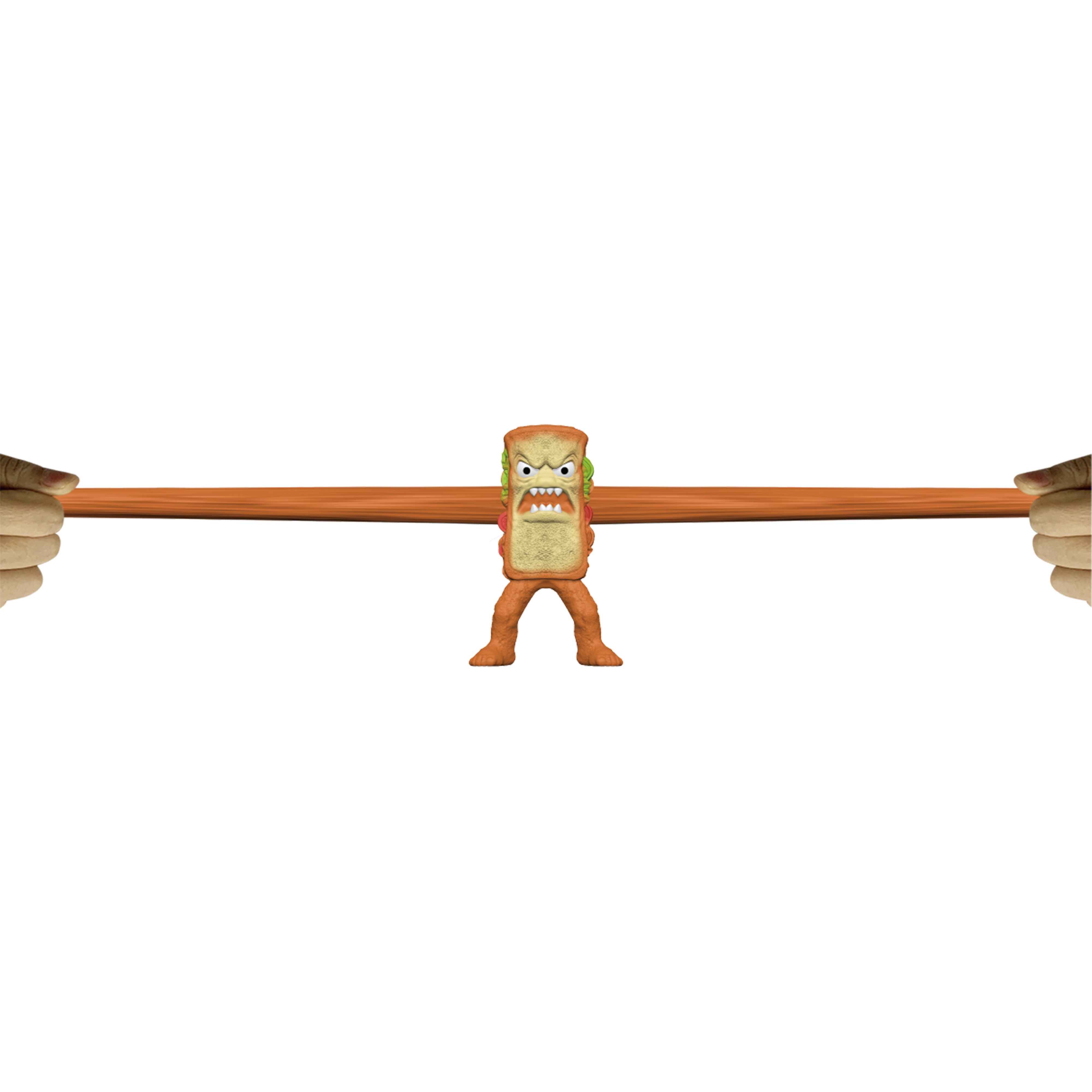 Foto 5 pulgar | Figura Estirable Ruz Flexors Food Beasts Sandwi