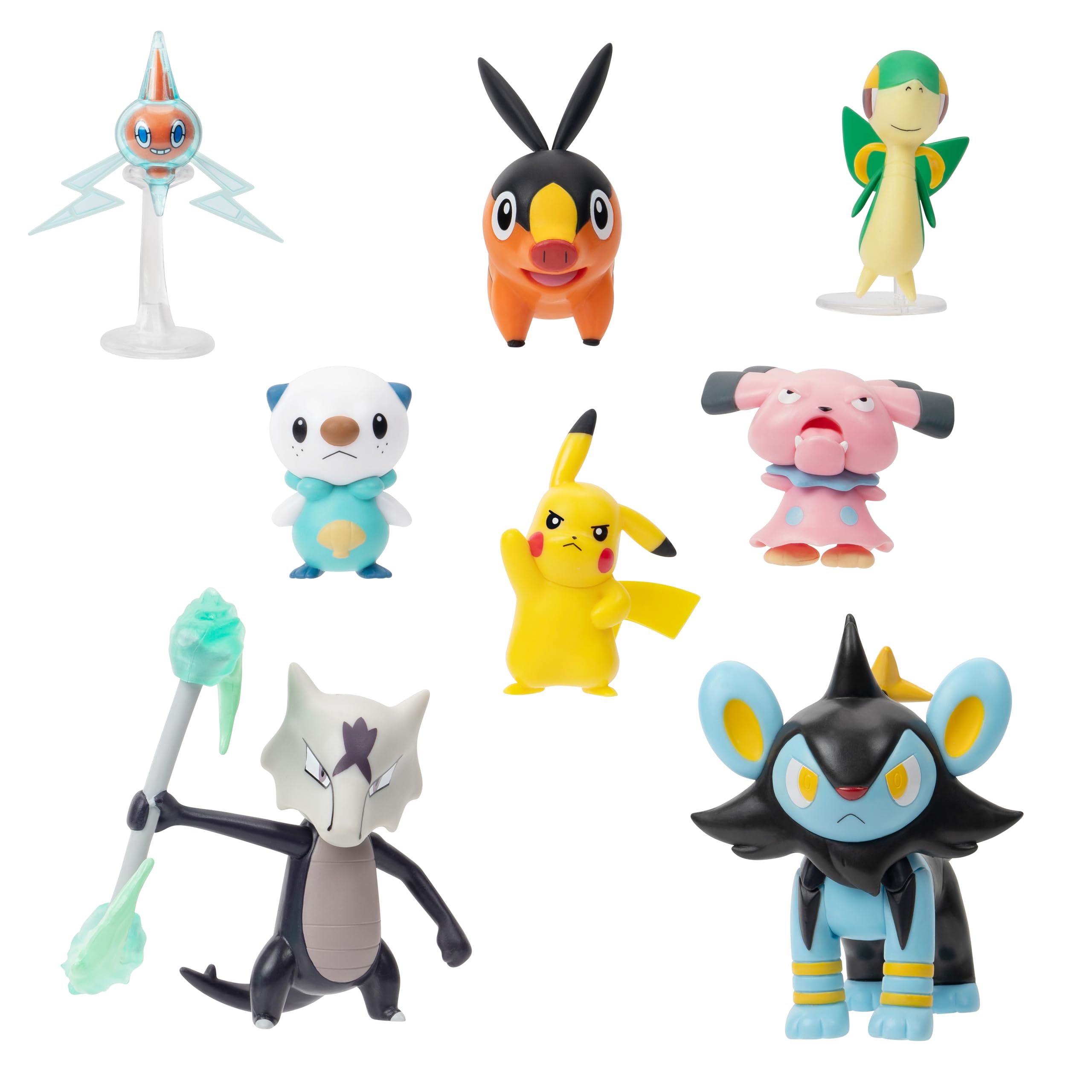Foto 1 | Paquete De Figuras Pokémon Battle 8 Con 6 X 5 Cm Y 2 X 7,5 Cm - Venta Internacional.