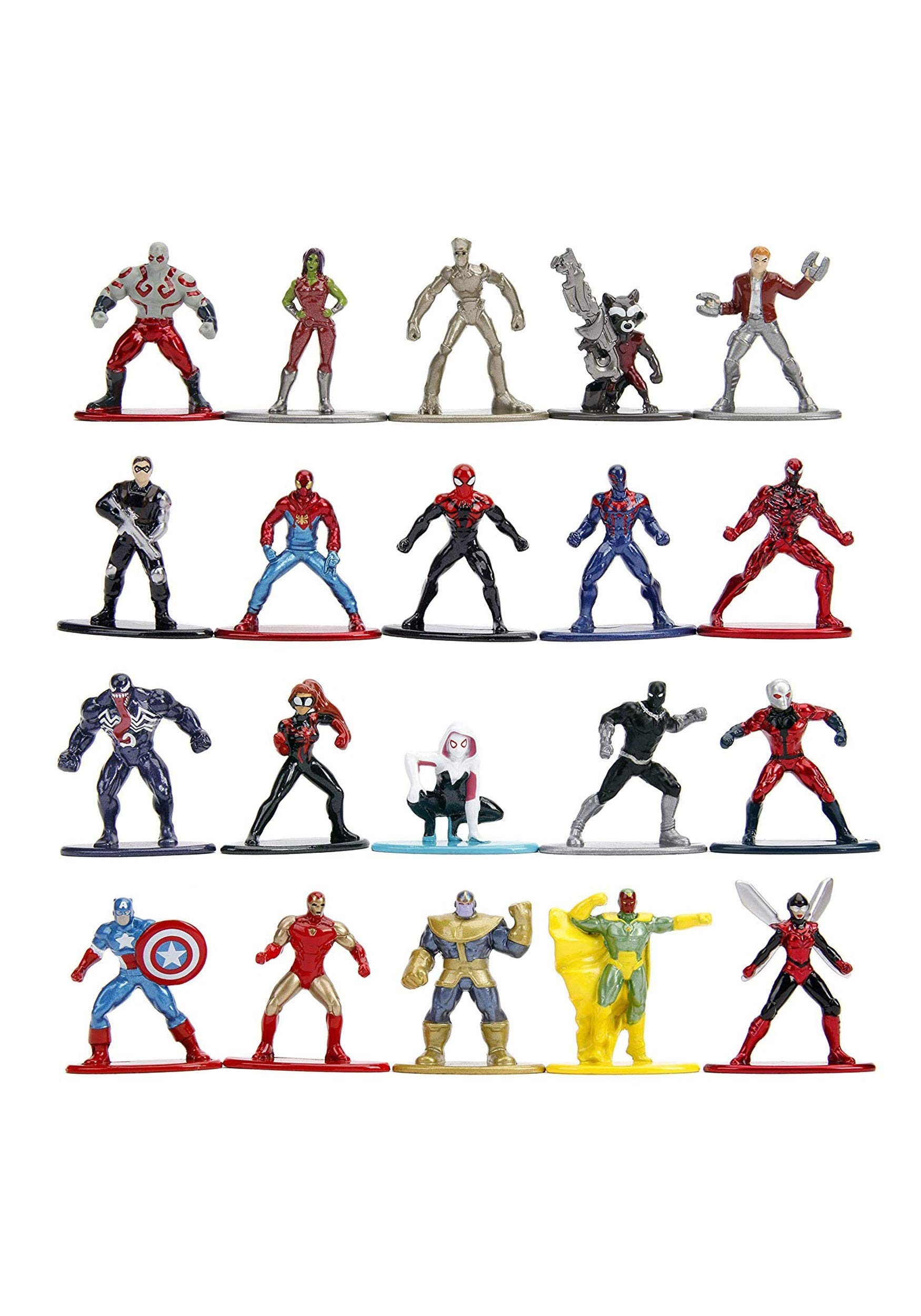 Foto 2 pulgar | Figuras Coleccionables Jada Toys Marvel, Paquete De 20 Unidades, Wave 1, 1,65 Cm - Venta Internacional.