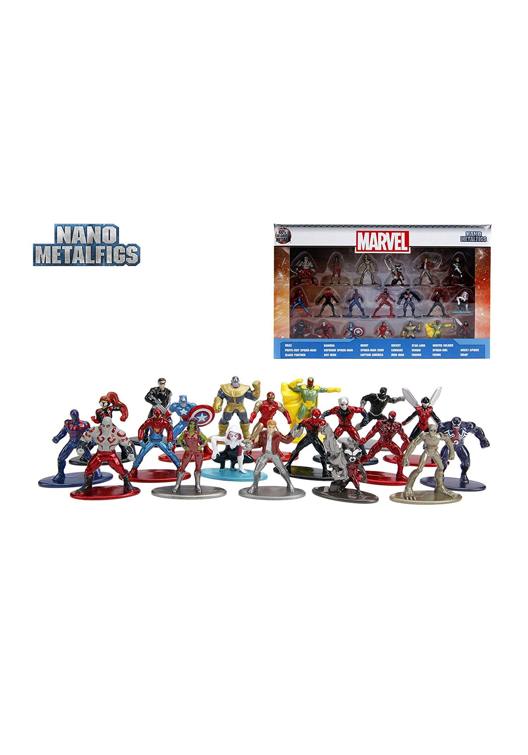 Foto 3 pulgar | Figuras Coleccionables Jada Toys Marvel, Paquete De 20 Unidades, Wave 1, 1,65 Cm - Venta Internacional.