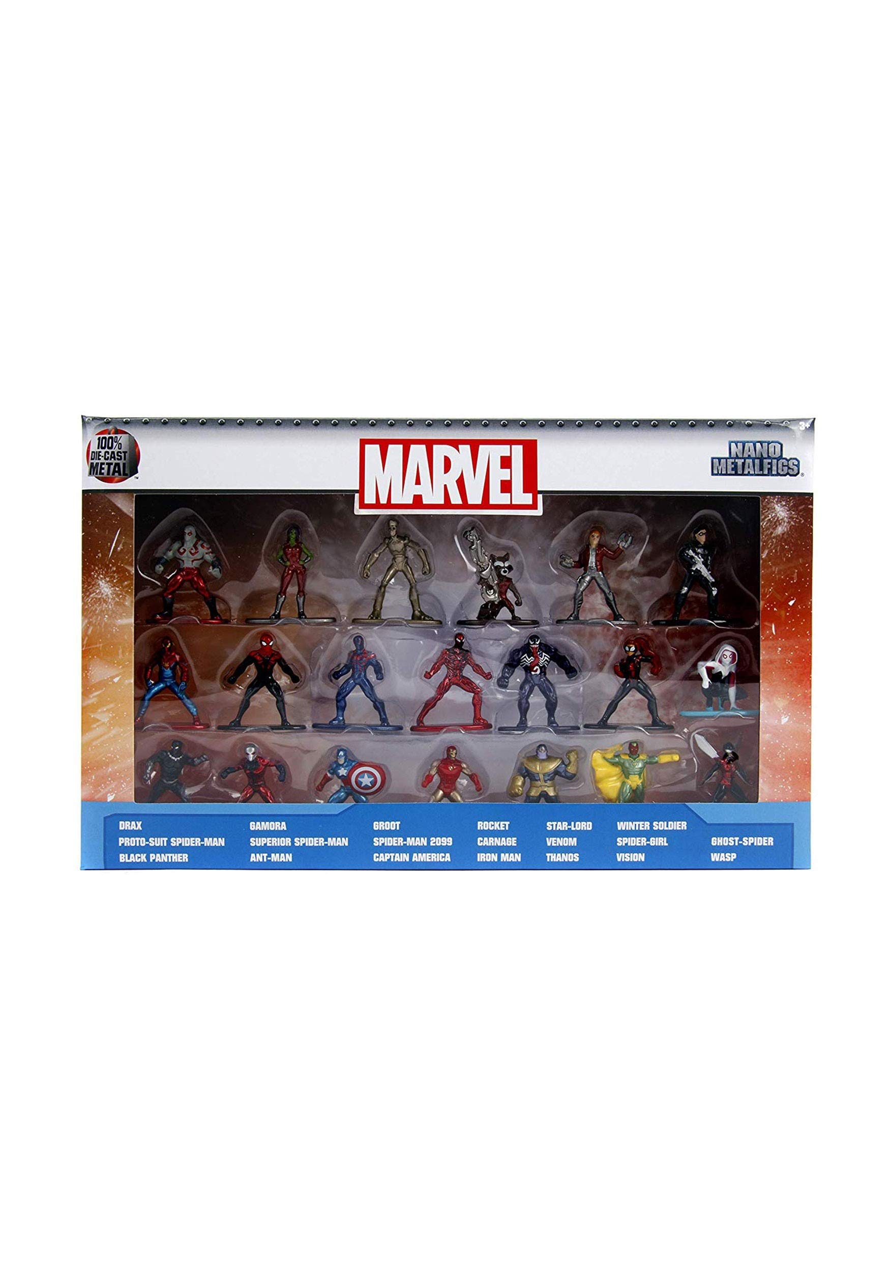 Foto 4 pulgar | Figuras Coleccionables Jada Toys Marvel, Paquete De 20 Unidades, Wave 1, 1,65 Cm - Venta Internacional.