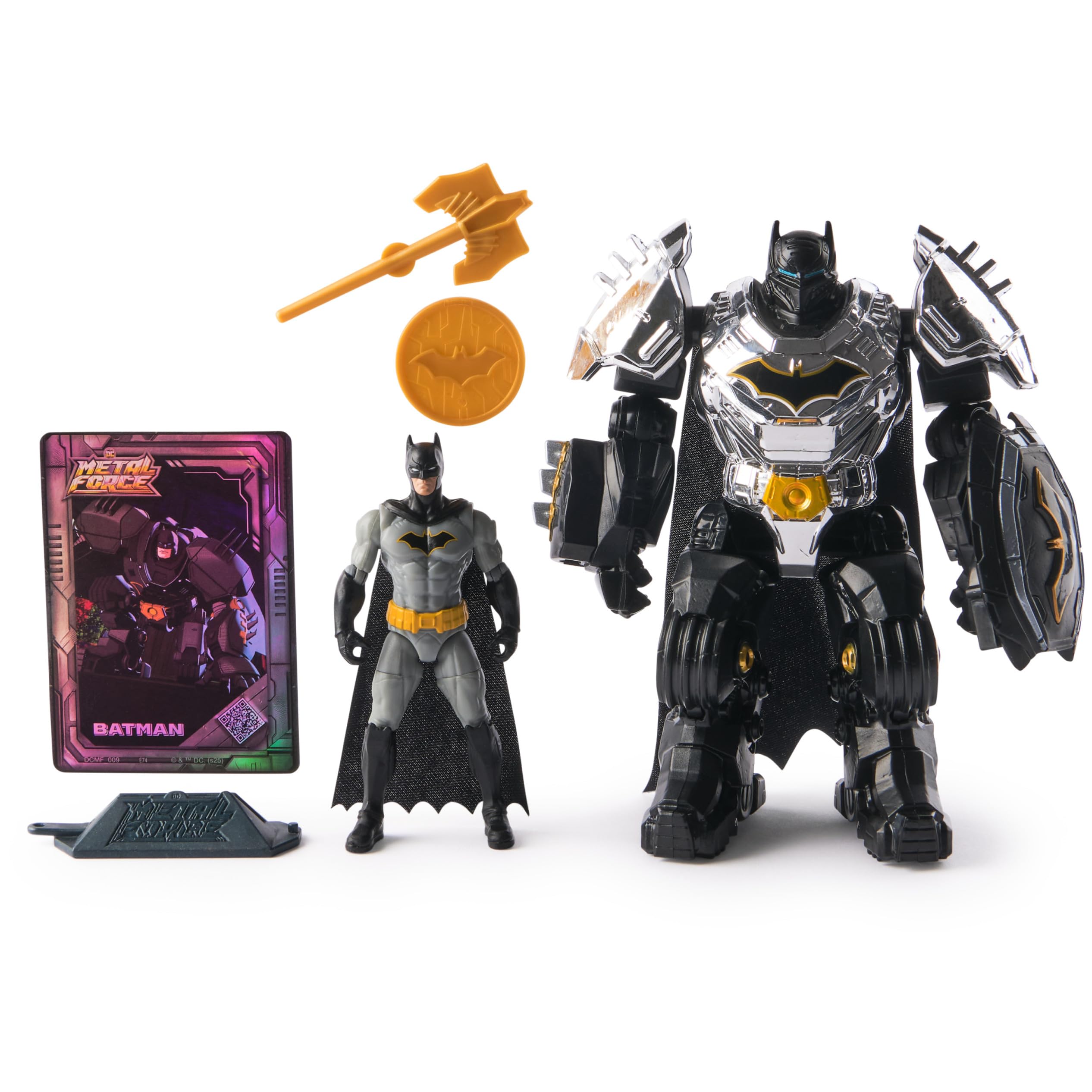 Figura De Acción Spin Master Dc Comics Metal Force Batman - Venta Internacional.