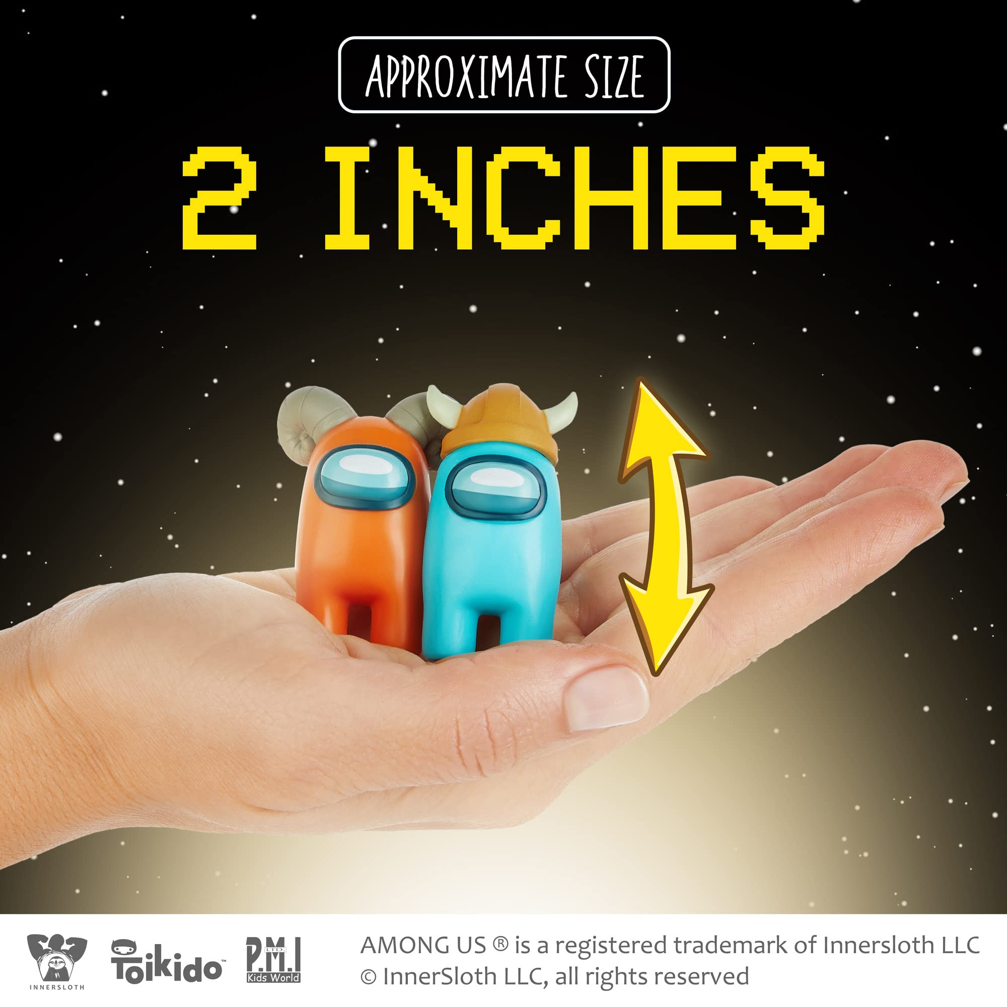 Foto 7 | 8 Figuras De Among Us Crewmate Coleccionables Con Mercancía - Venta Internacional.