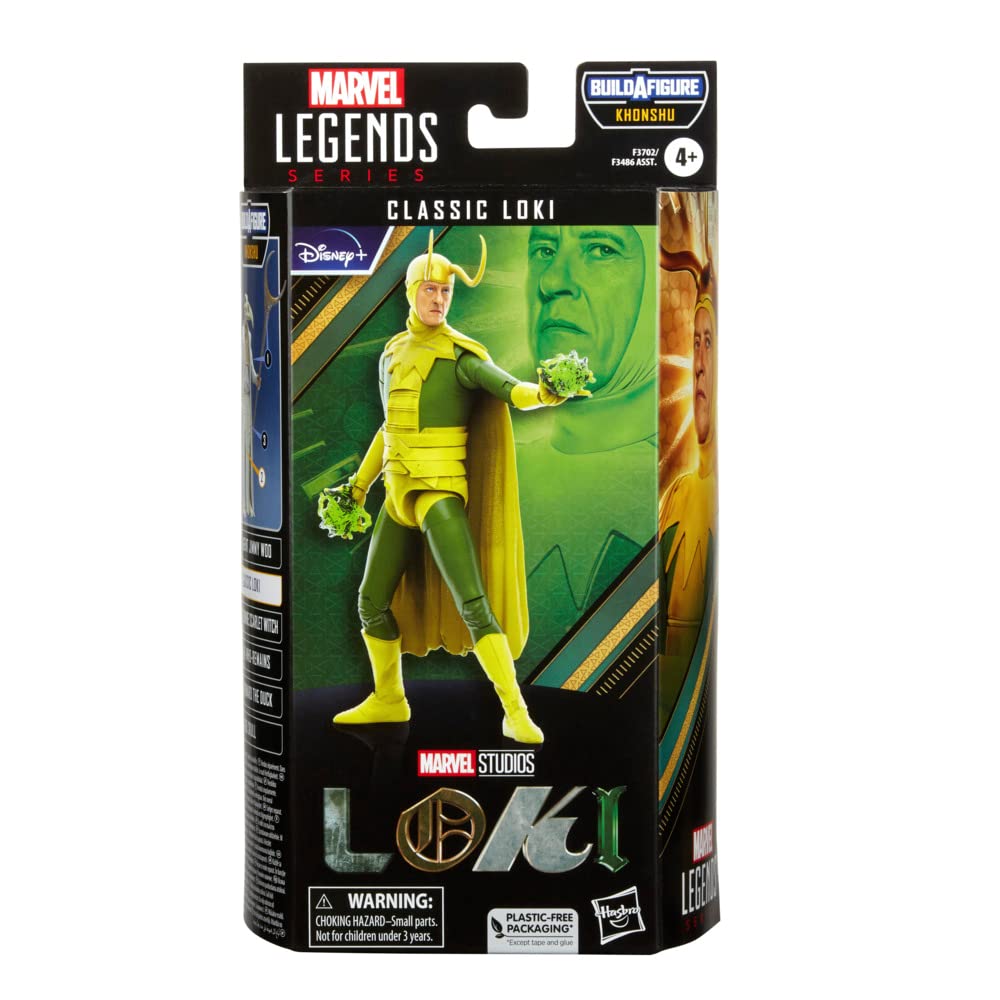Foto 3 pulgar | Figura De Acción Marvel Legends Series Classic Loki 15 Cm Disney - Venta Internacional.