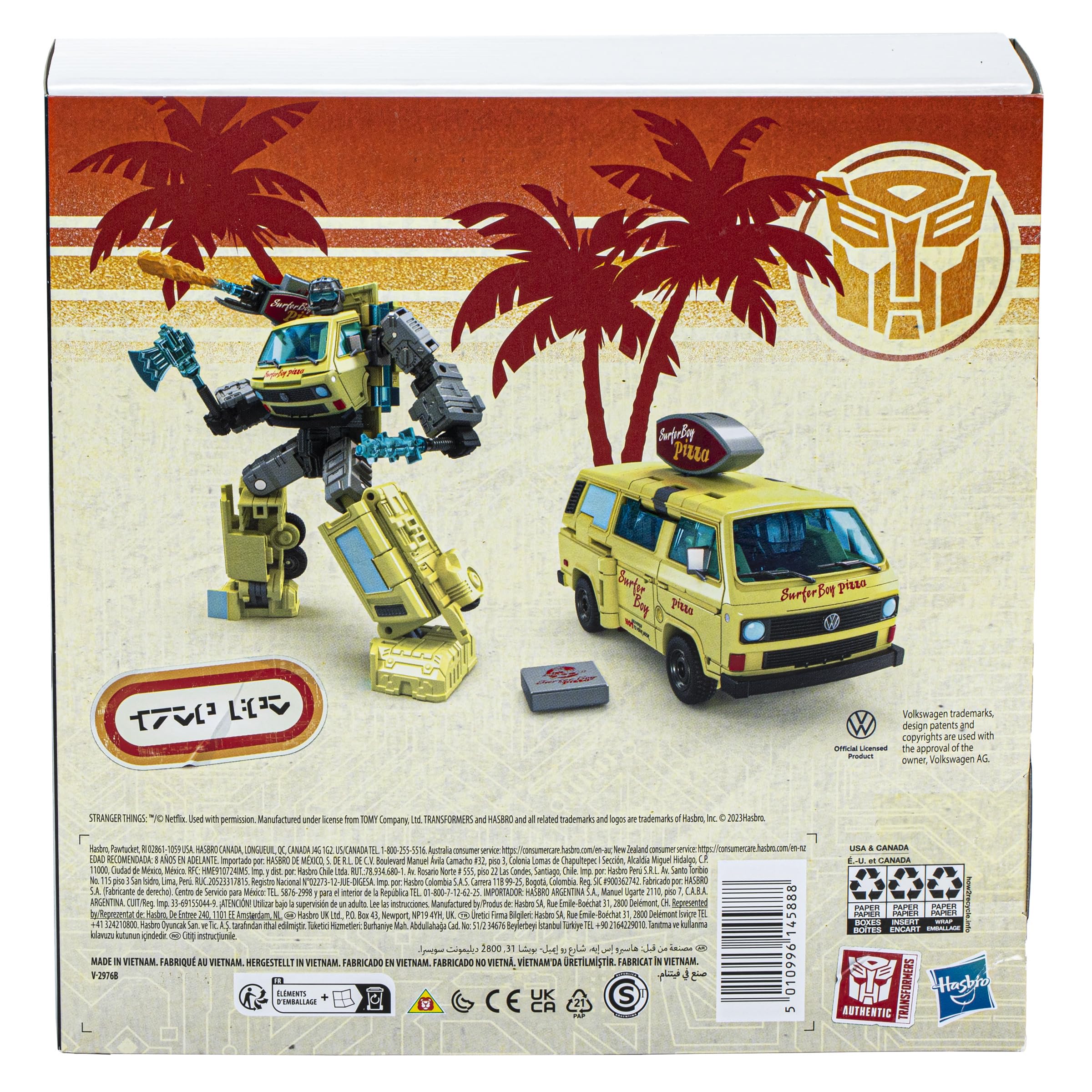 Foto 8 pulgar | Figura De Acción Hasbro Transformers Stranger Things 15 Cm - Venta Internacional.