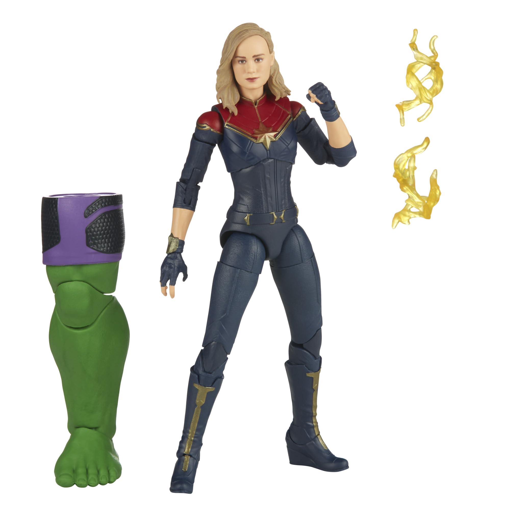 Foto 2 | Figura De Acción Capitana Marvel De La Serie Marvel Legends 15 Cm - Venta Internacional.