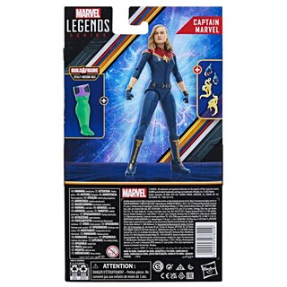 Foto 5 | Figura De Acción Capitana Marvel De La Serie Marvel Legends 15 Cm - Venta Internacional.