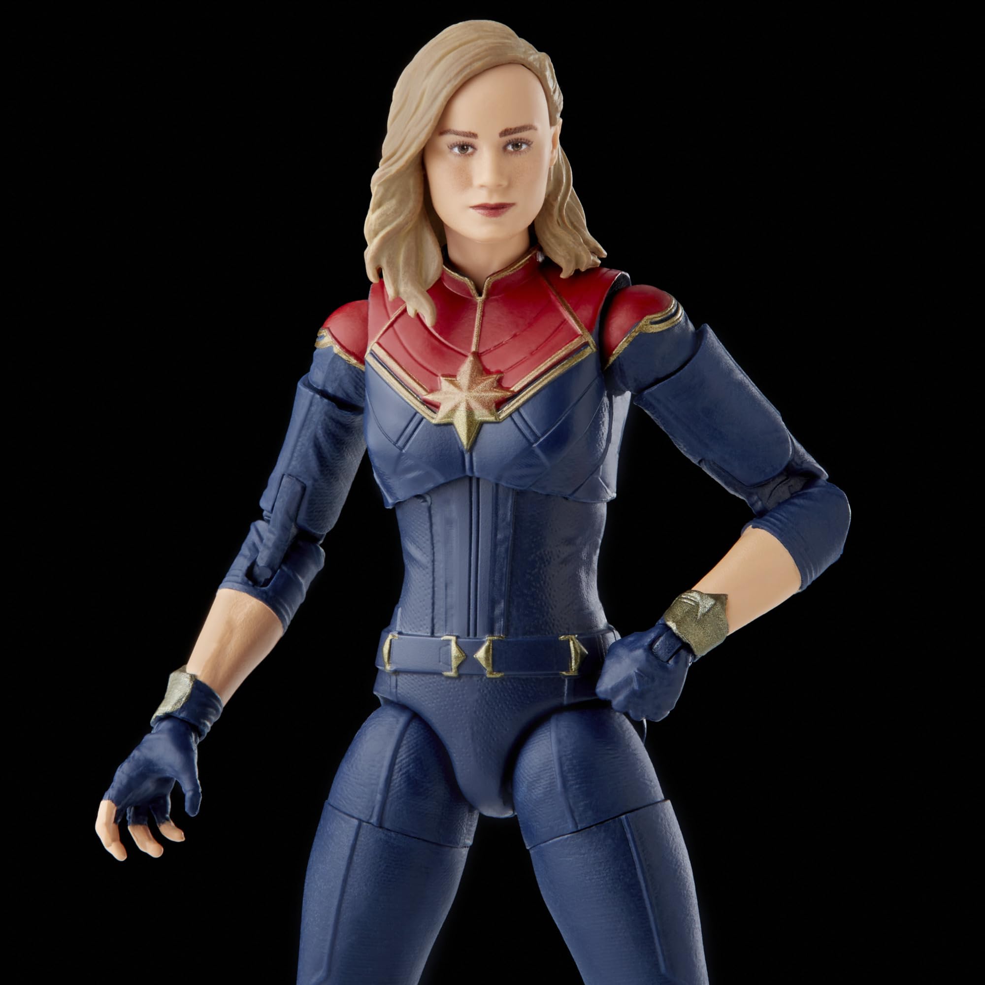 Foto 7 pulgar | Figura De Acción Capitana Marvel De La Serie Marvel Legends 15 Cm - Venta Internacional.