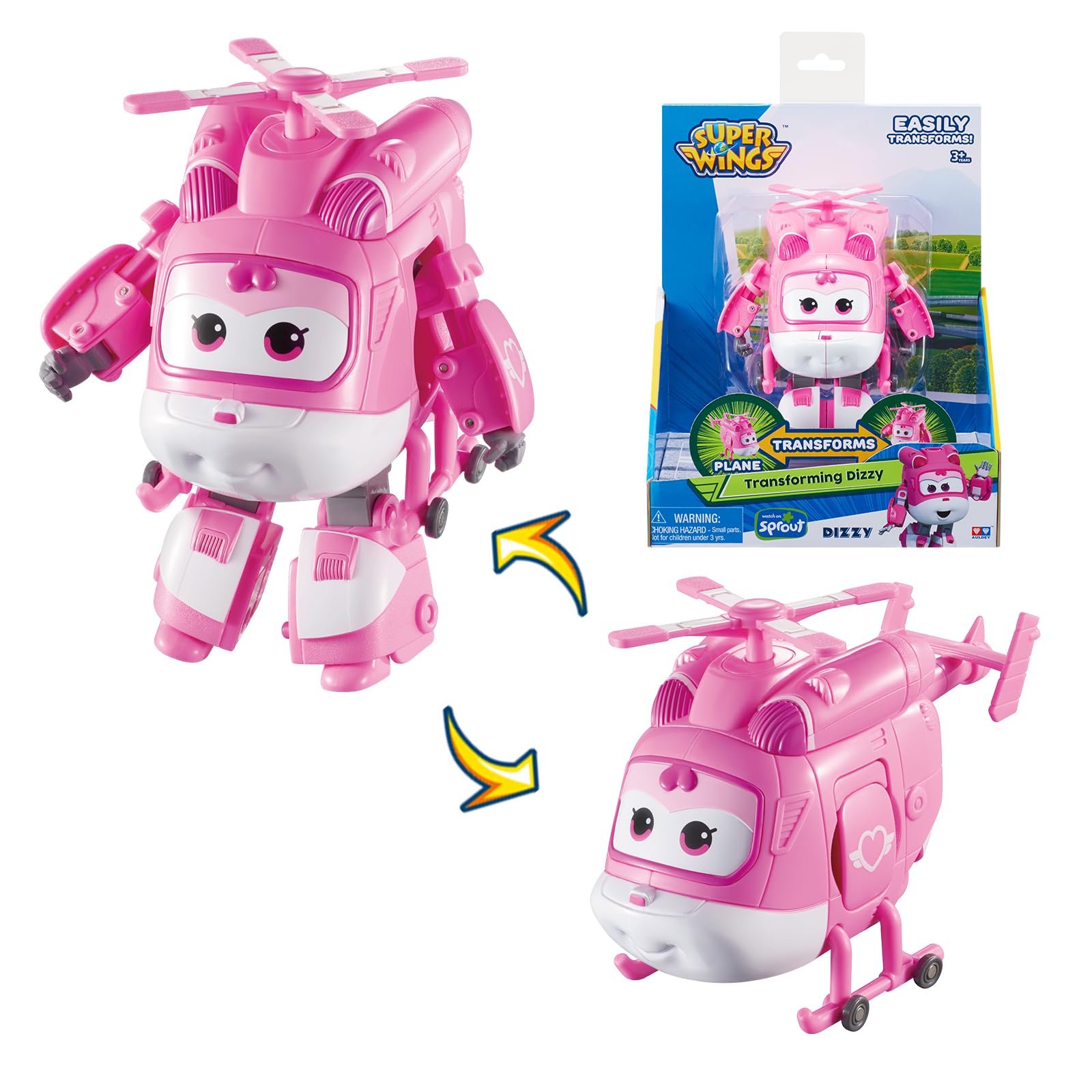 Transformable Toys Super Wings Dizzy Airplane 2 En 1 - Venta Internacional.