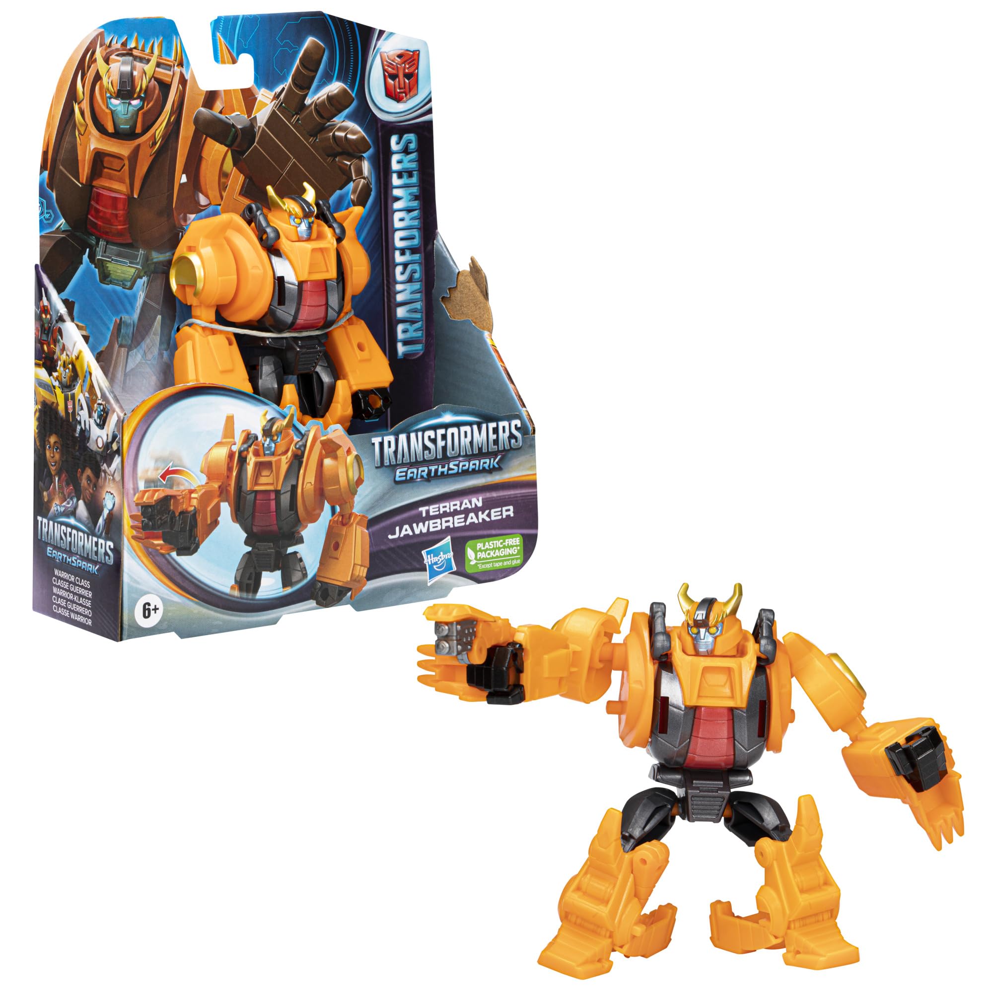 Foto 4 pulgar | Figura De Acción Transformers Earthspark Warrior Terran Jawbreaker - Venta Internacional.