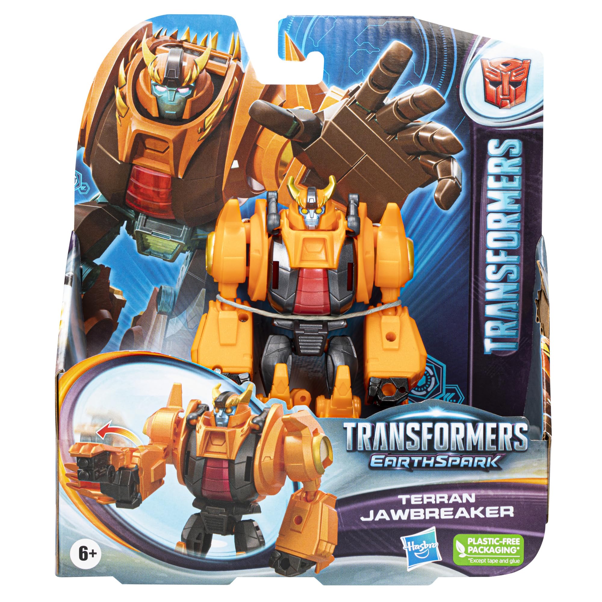 Foto 5 pulgar | Figura De Acción Transformers Earthspark Warrior Terran Jawbreaker - Venta Internacional.