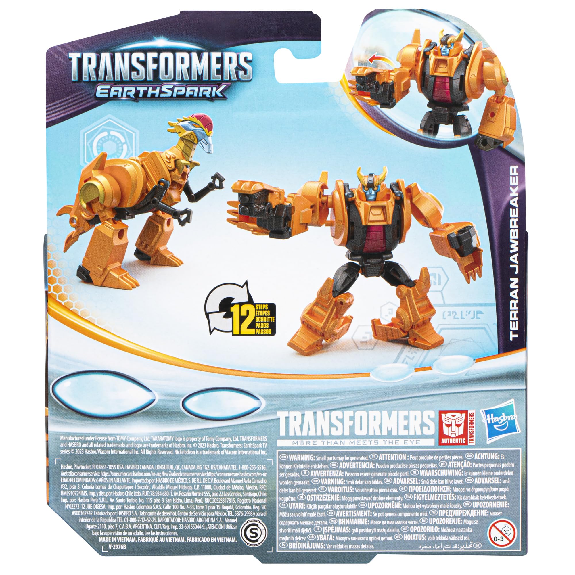 Foto 6 pulgar | Figura De Acción Transformers Earthspark Warrior Terran Jawbreaker - Venta Internacional.