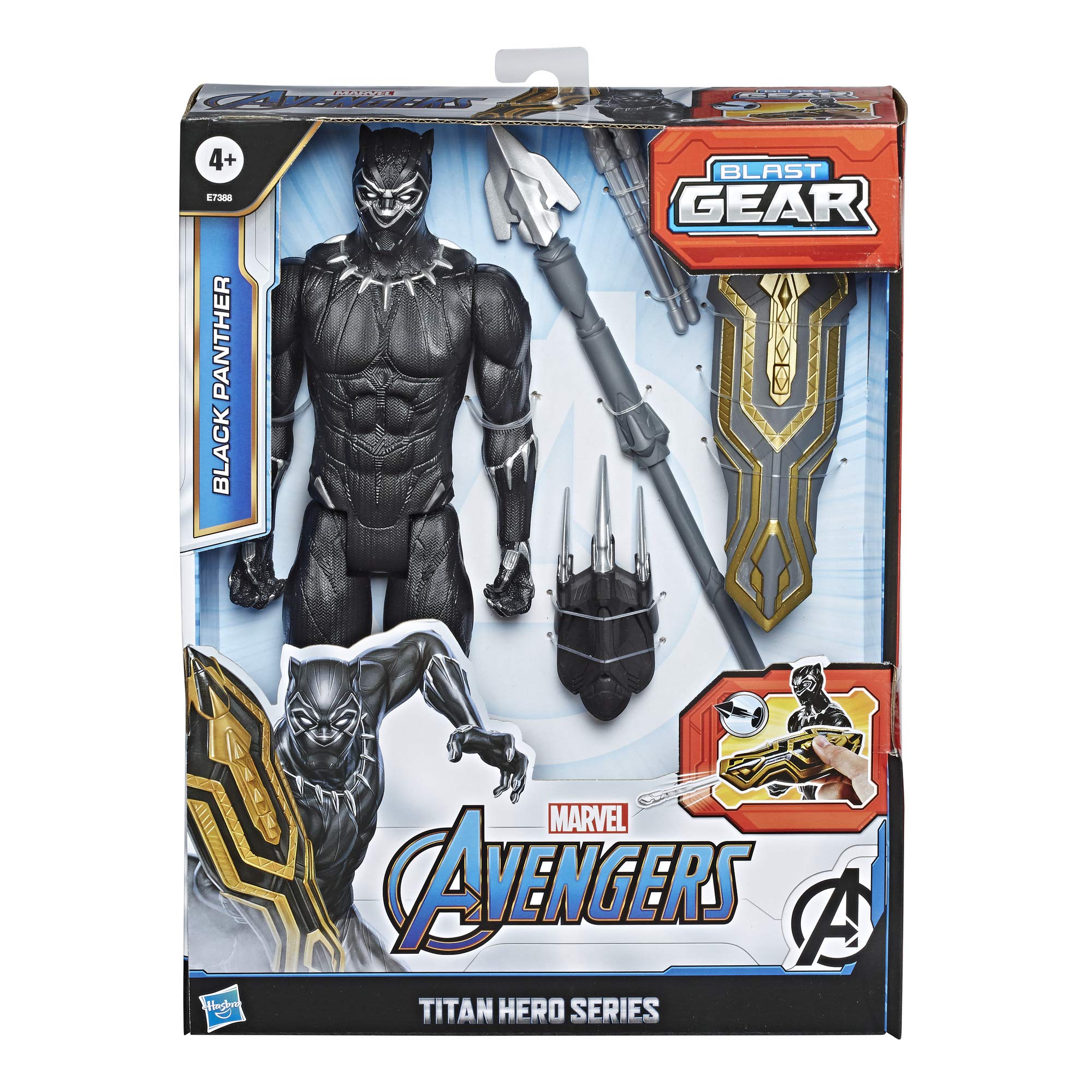 Foto 3 pulgar | Figura De Acción Marvel Avengers Titan Hero Black Panther 30 Cm - Venta Internacional.