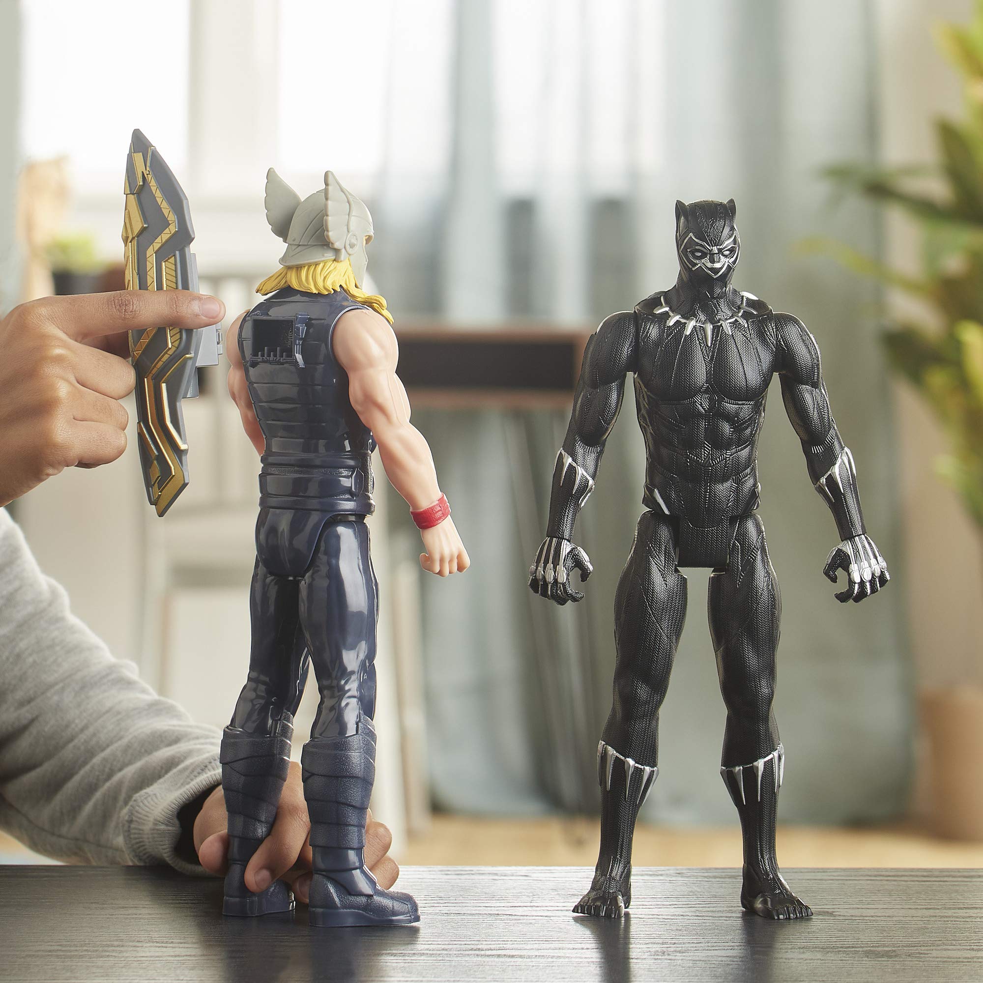 Foto 5 pulgar | Figura De Acción Marvel Avengers Titan Hero Black Panther 30 Cm - Venta Internacional.