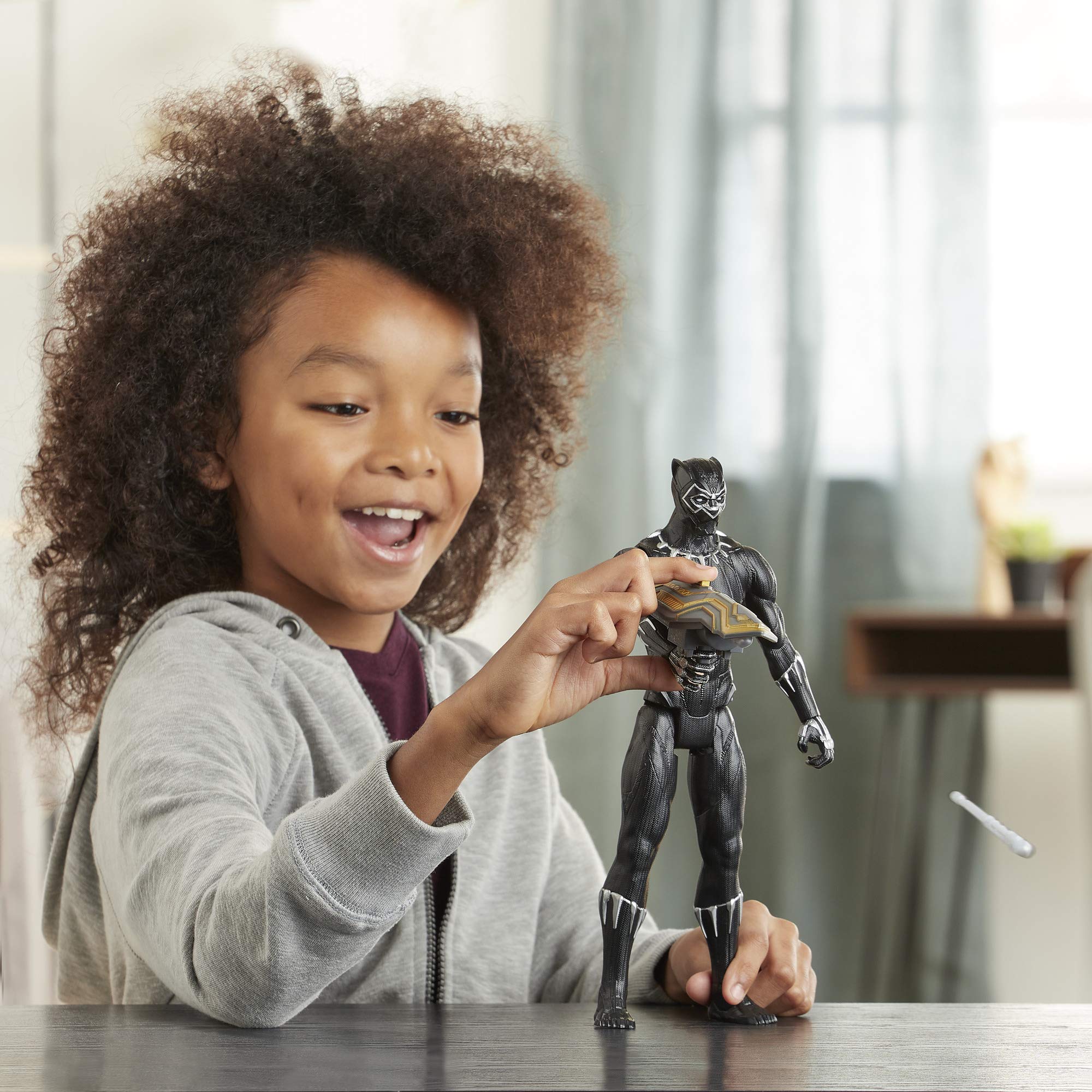 Foto 6 pulgar | Figura De Acción Marvel Avengers Titan Hero Black Panther 30 Cm - Venta Internacional.