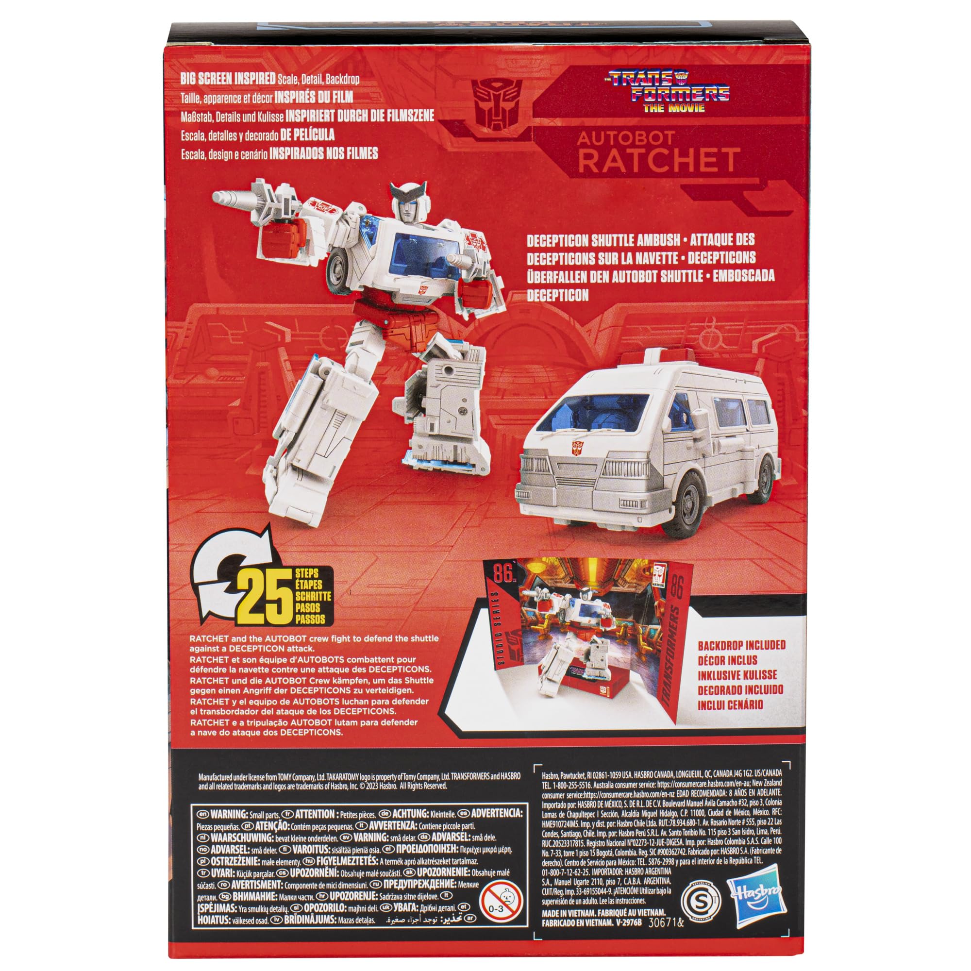 Foto 6 pulgar | Figura De Acción Transformers Studio Series Voyager Ratchet - Venta Internacional.
