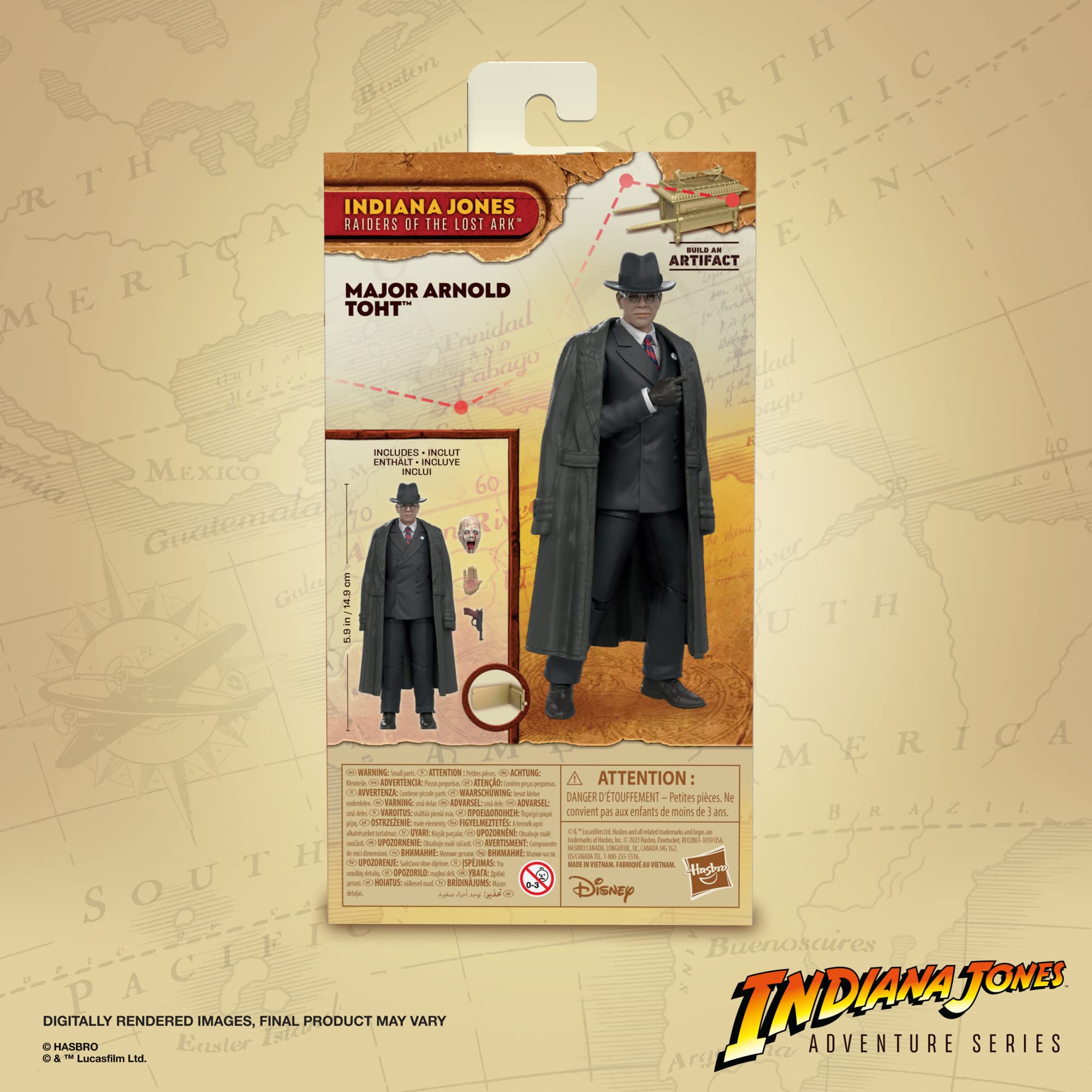Foto 4 pulgar | Figura De Acción Hasbro Indiana Jones Raiders Lost Ark De 6 Pulgadas - Venta Internacional.