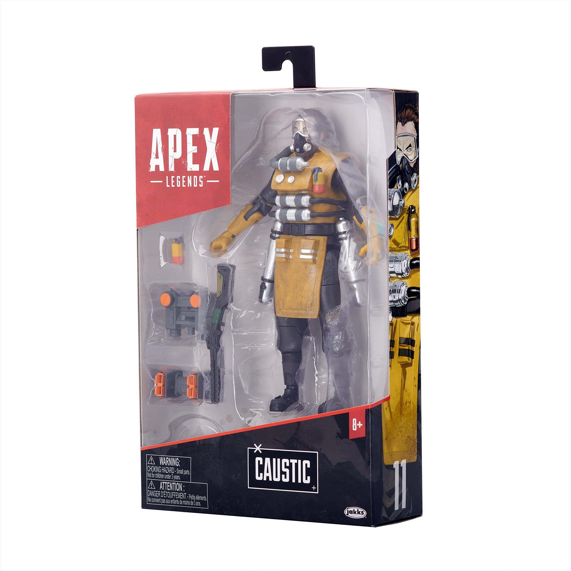 Foto 7 | Figura De Acción Electronic Arts Apex Legends Caustic 15 Cm - Venta Internacional.
