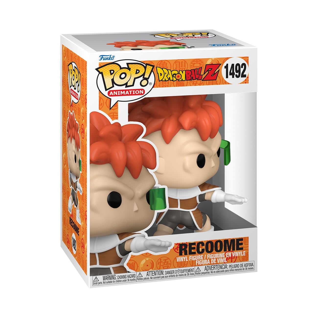 Foto 2 pulgar | Figura De Vinilo Funko Pop! Animación Dragon Ball Z Recoome, 9,5 Cm - Venta Internacional.