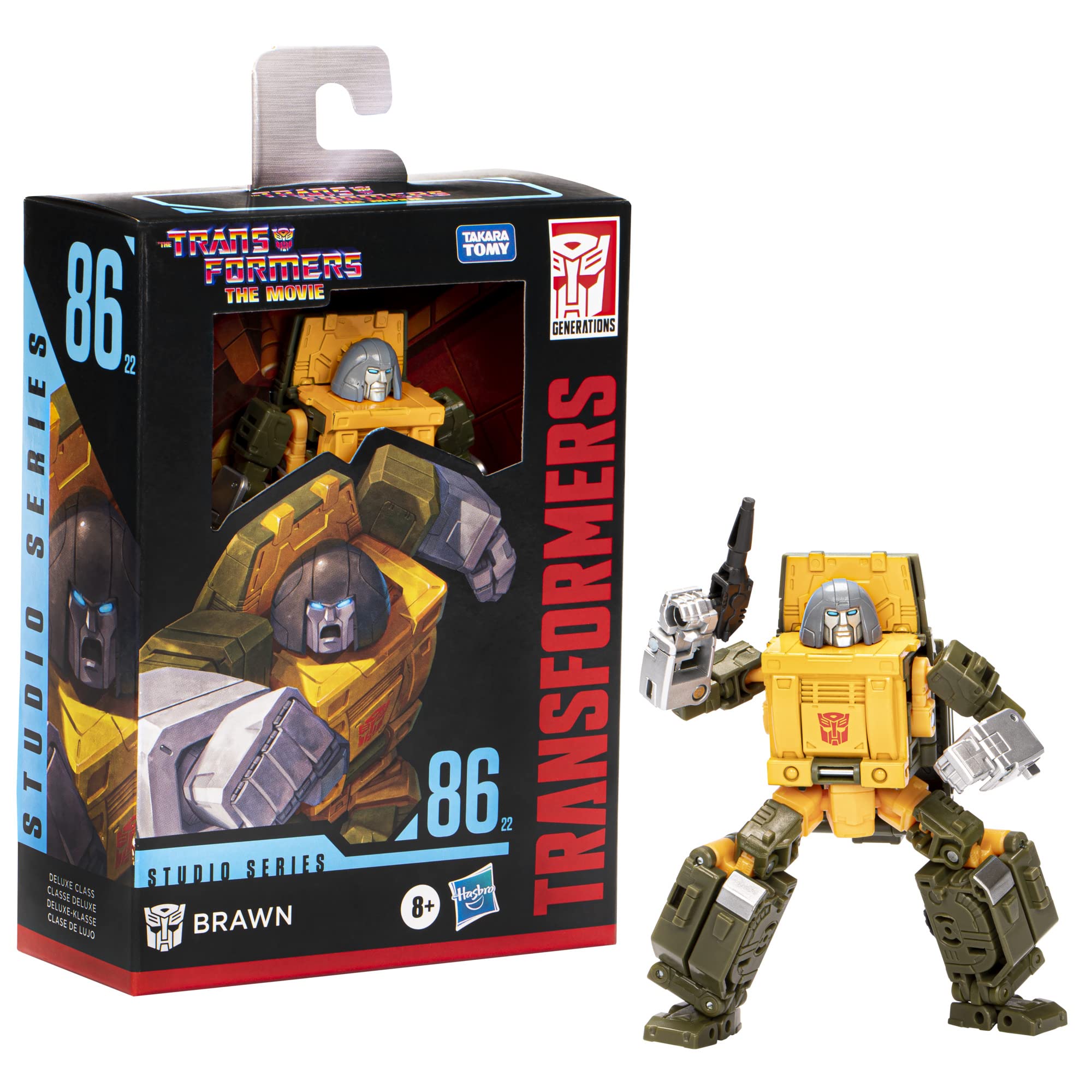 Foto 4 pulgar | Figura De Acción Transformers Studio Series Deluxe Brawn 11 Cm - Venta Internacional.