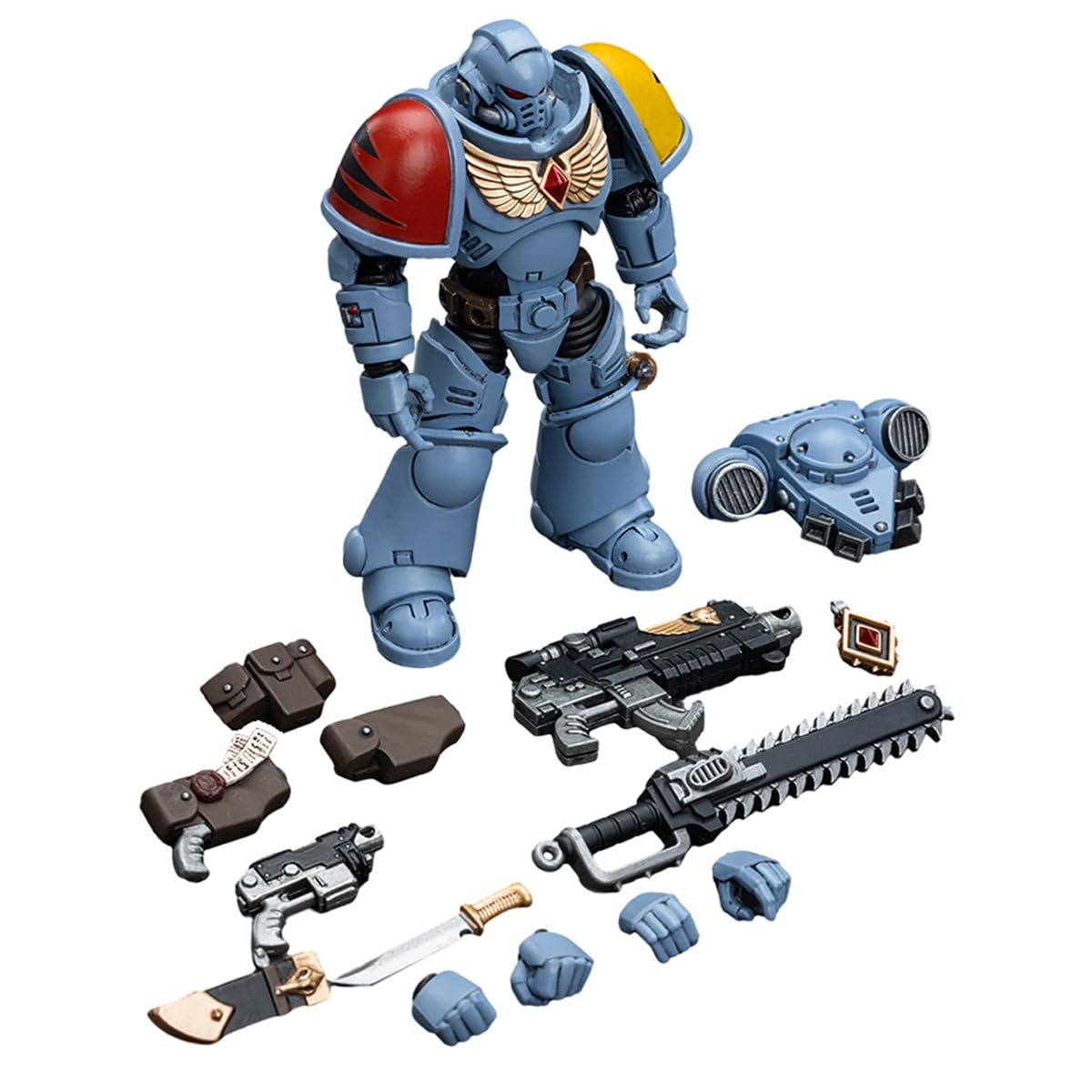 Foto 7 pulgar | Figura De Acción Joytoy Warhammer 40,000 Space Wolves 10,5 Cm - Venta Internacional.