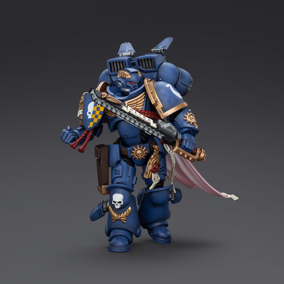 Foto 8 pulgar | Figura De Acción Joytoy Warhammer 40,000 Ultramarines Captain - Venta Internacional.