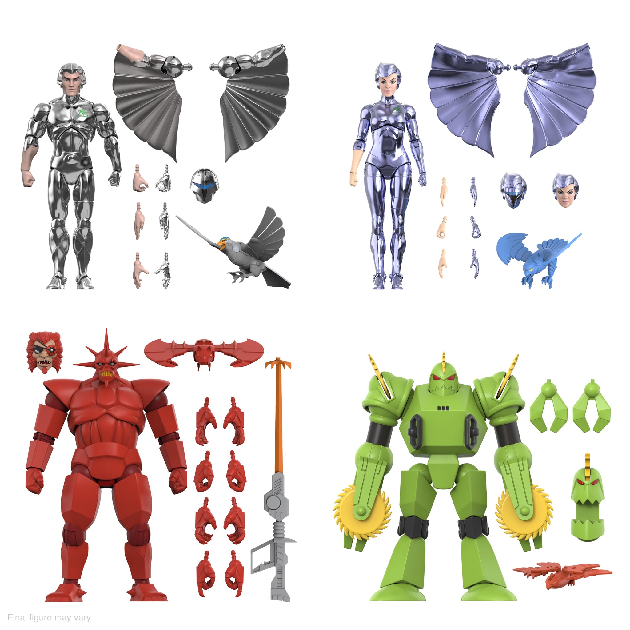 Foto 5 pulgar | Figura De Acción Super7 Ultimates Silverhawks Quicksilver 18 Cm - Venta Internacional.