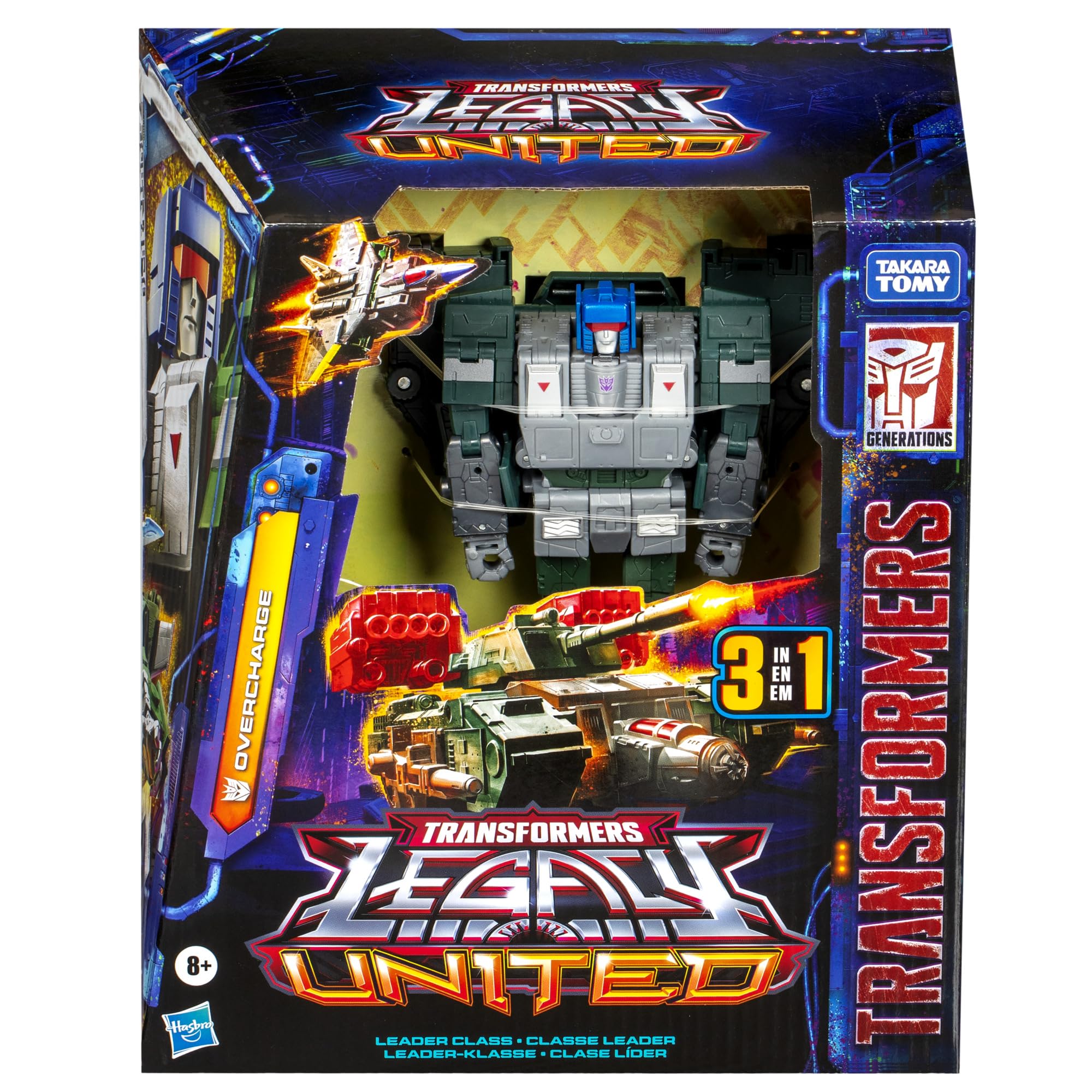 Foto 6 pulgar | Figura De Acción Transformers Legacy United Leader Overcharge - Venta Internacional.