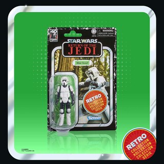Foto 2 | Figura De Acción Star Wars Retro Collection Biker Scout 9 Cm - Venta Internacional.