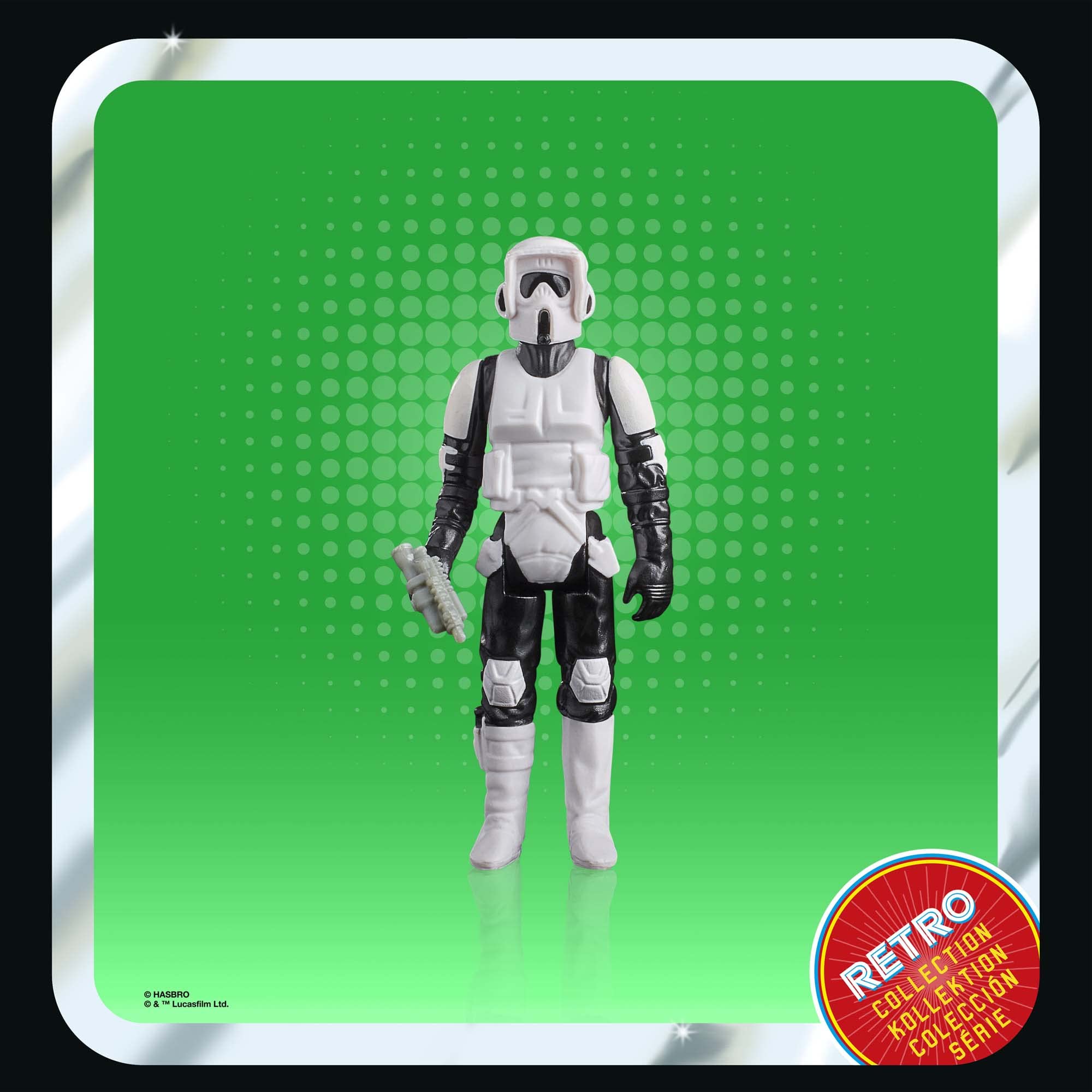 Foto 5 pulgar | Figura De Acción Star Wars Retro Collection Biker Scout 9 Cm - Venta Internacional.