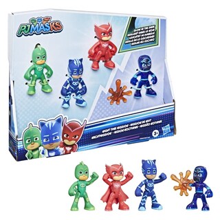 Foto 1 | Set De Figuras De Acción Pj Masks Night Time Mission Que Brillan En La Oscuridad - Venta Internacional.