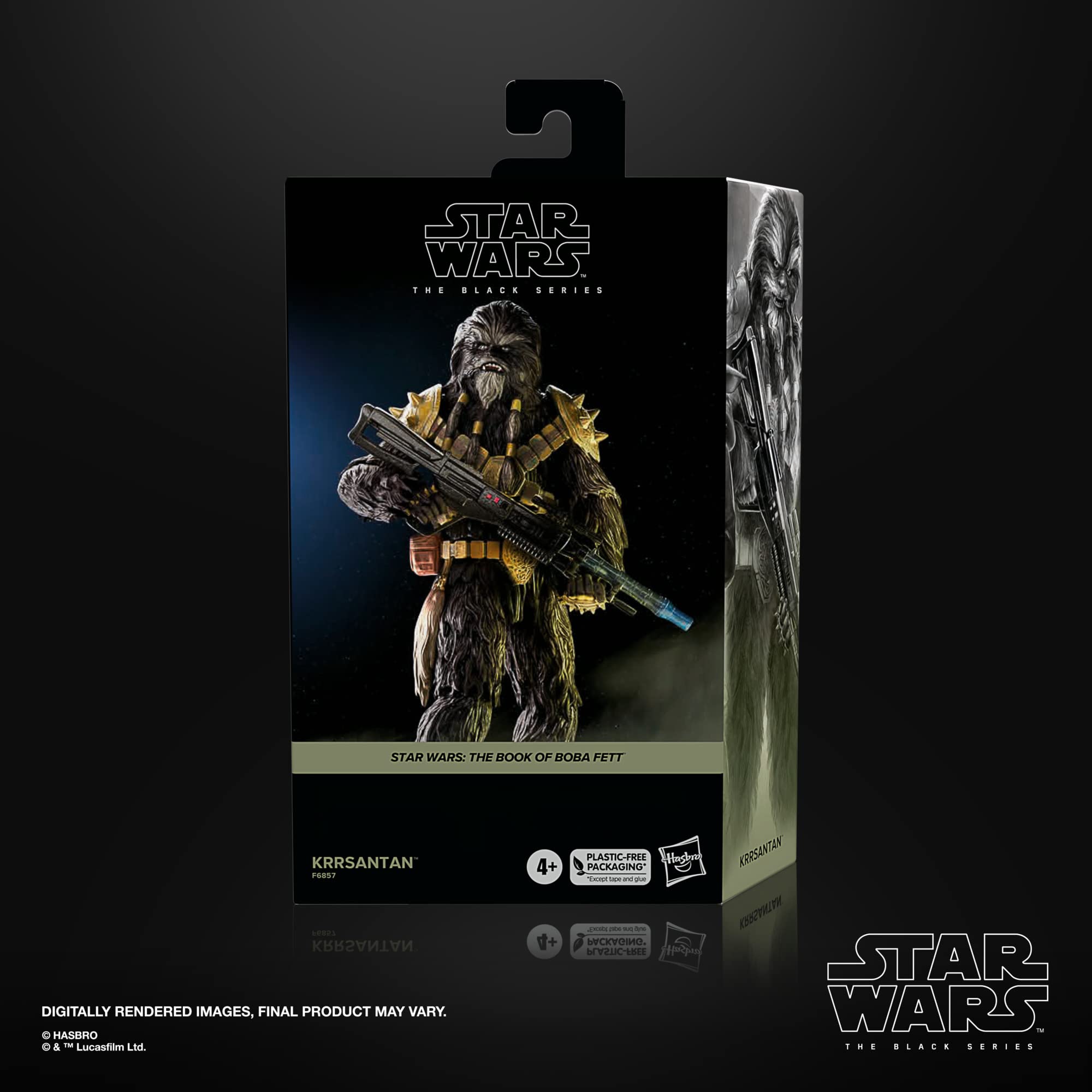 Foto 3 pulgar | Figura De Acción Hasbro Star Wars The Black Series Krrsantan - Venta Internacional.