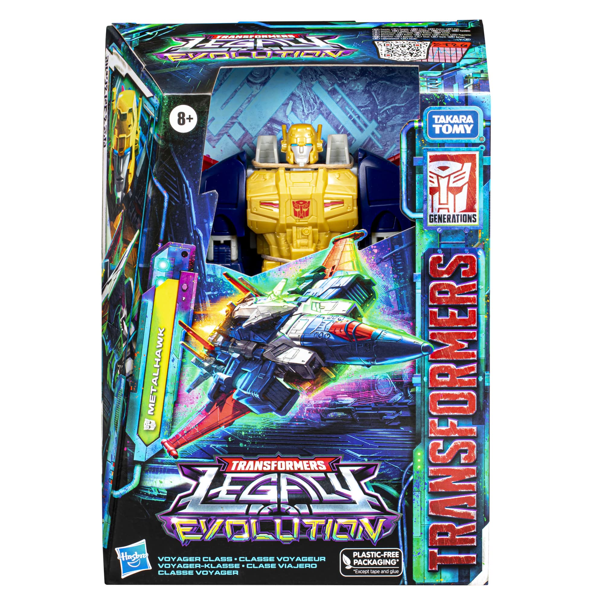Foto 3 pulgar | Figura De Acción Transformers Legacy Evolution Voyager Metalhawk - Venta Internacional.