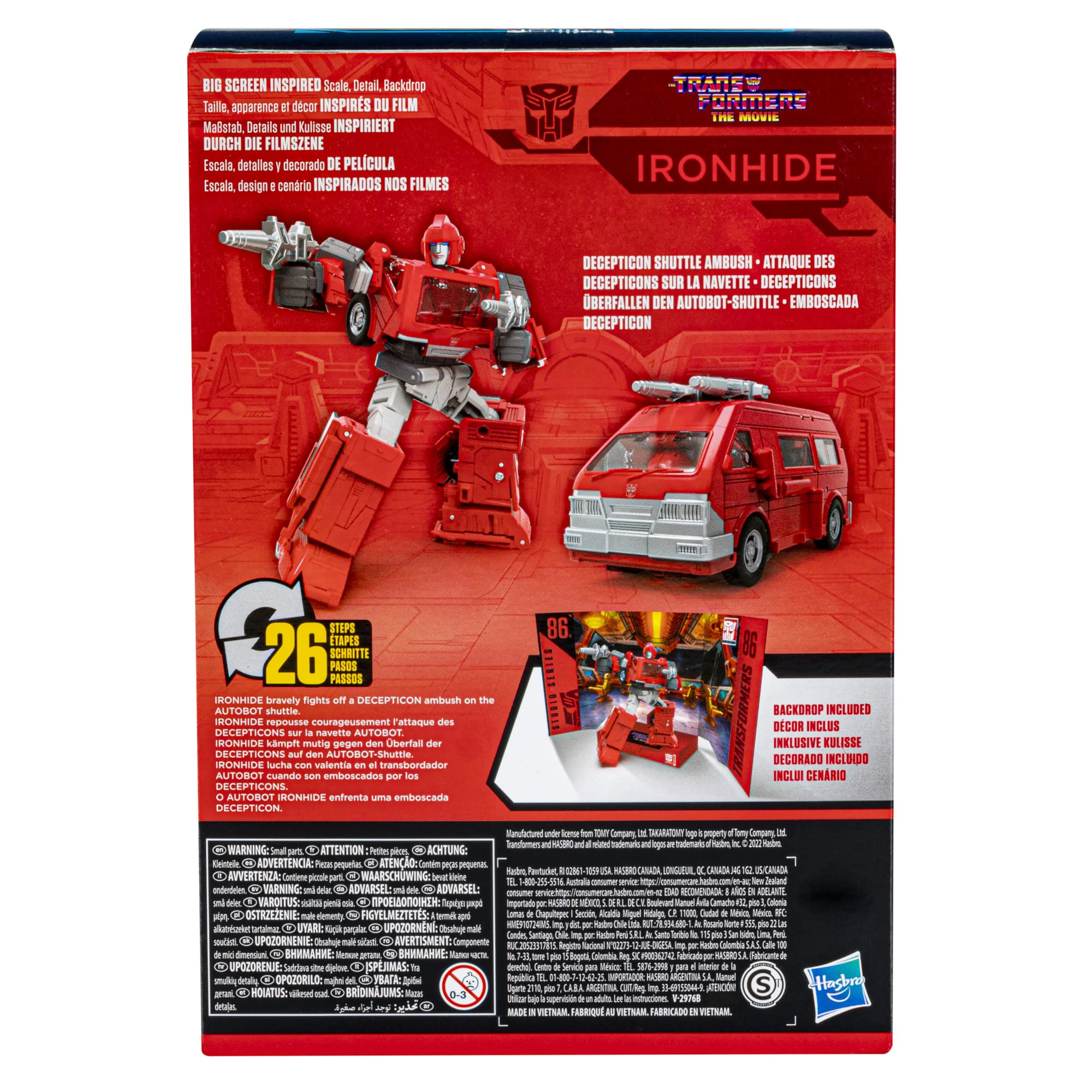 Foto 6 pulgar | Figura De Acción Transformers Studio Series 86-17 Ironhide - Venta Internacional.