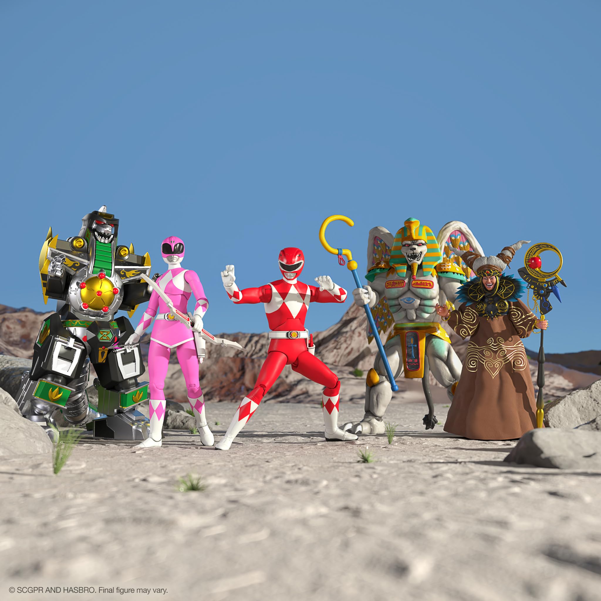 Foto 5 | Figura De Acción Super7 Ultimates! Mighty Morphin Power Rangers Red Ranger - Venta Internacional.
