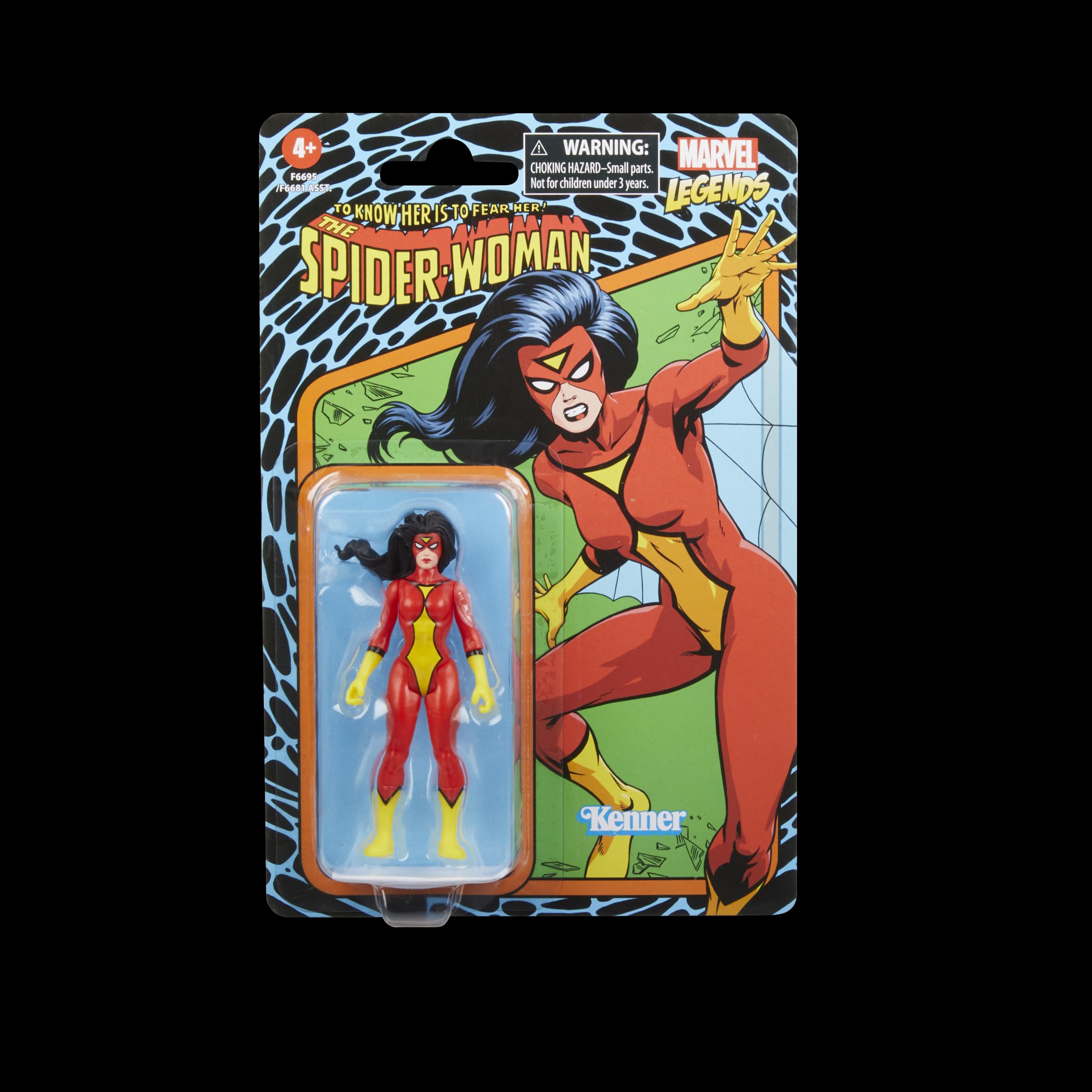 Foto 2 | Figura De Acción Marvel Legends Retro 375 Spider-woman - Venta Internacional.