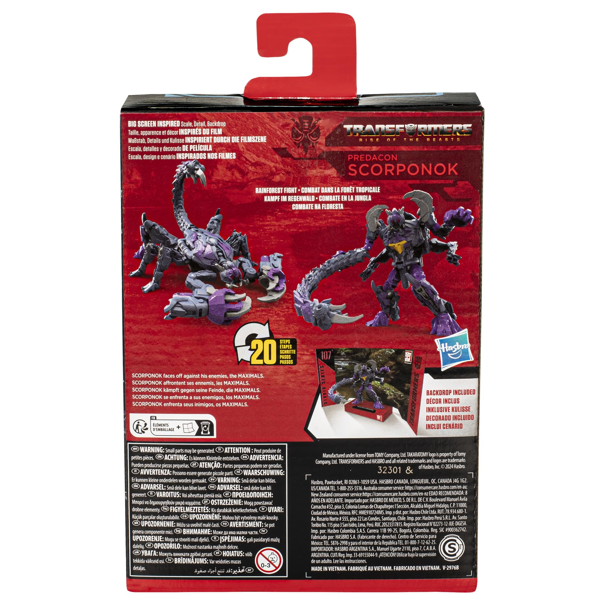 Foto 6 pulgar | Figura De Acción Transformers Studio Serie 107 Predacon Scorponok - Venta Internacional.
