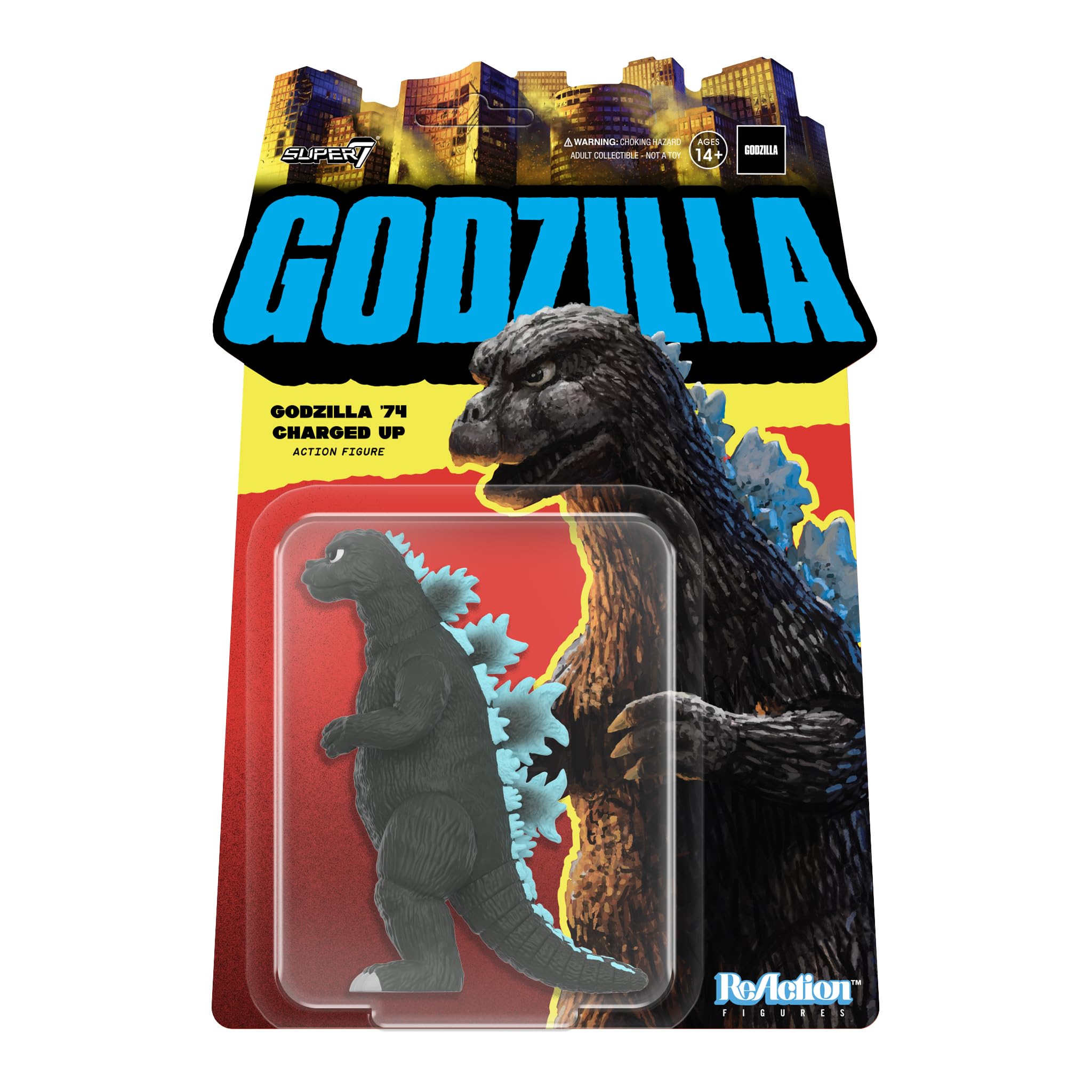 Foto 2 pulgar | Figura De Acción Super7 Toho Reaction Godzilla 1974 9,5 Cm - Venta Internacional.