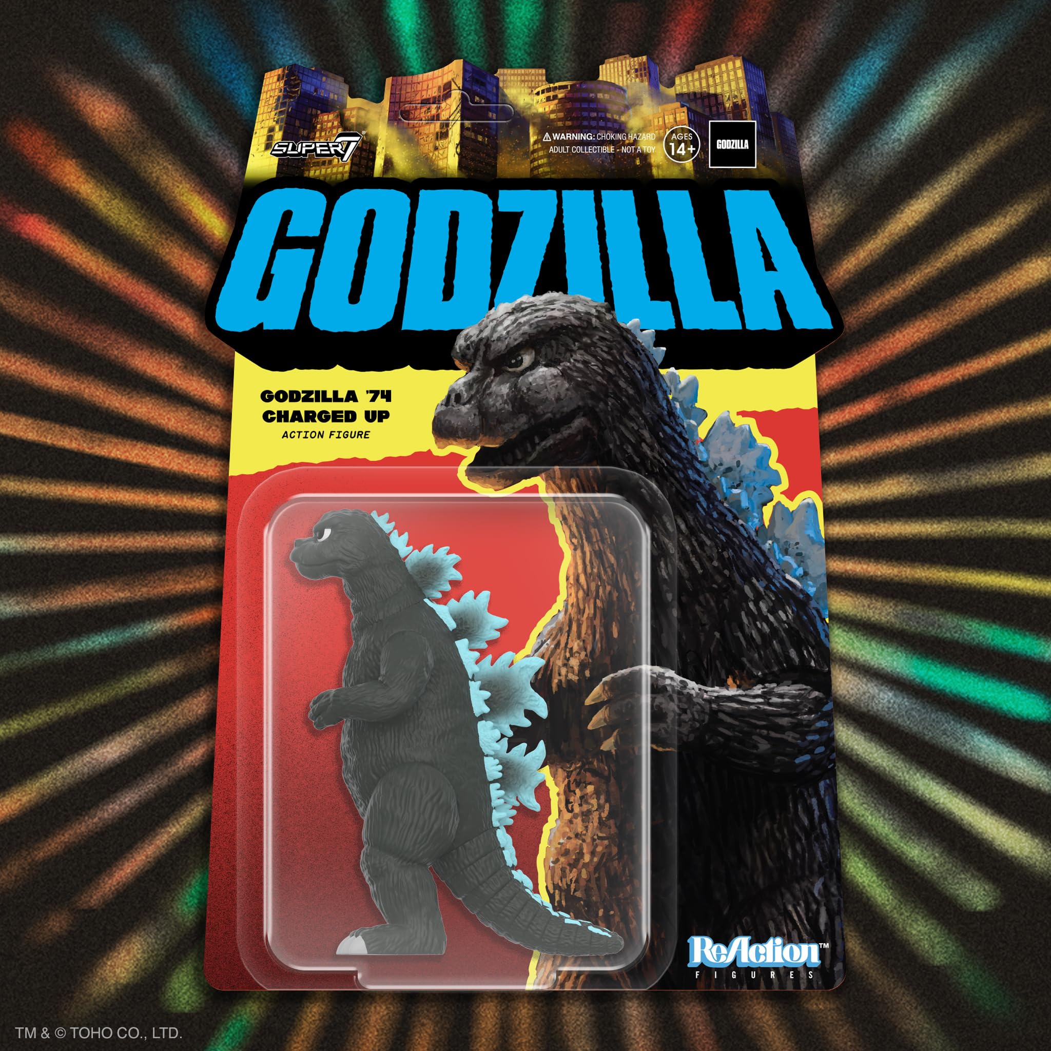 Foto 7 pulgar | Figura De Acción Super7 Toho Reaction Godzilla 1974 9,5 Cm - Venta Internacional.