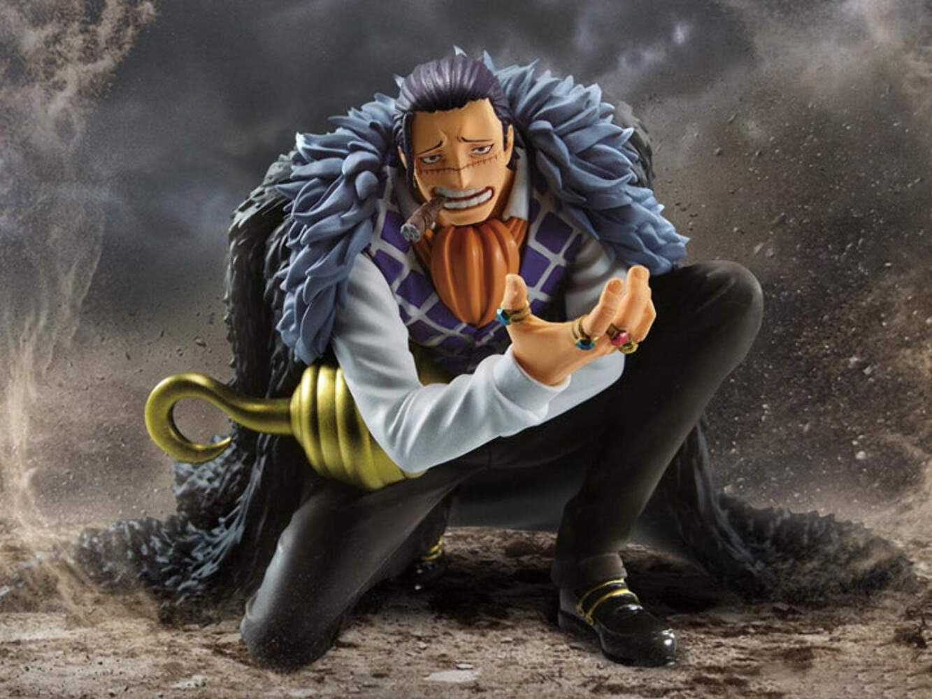 Foto 2 | Figura Banpresto One Piece Crocodile Battle Record Collection - Venta Internacional.