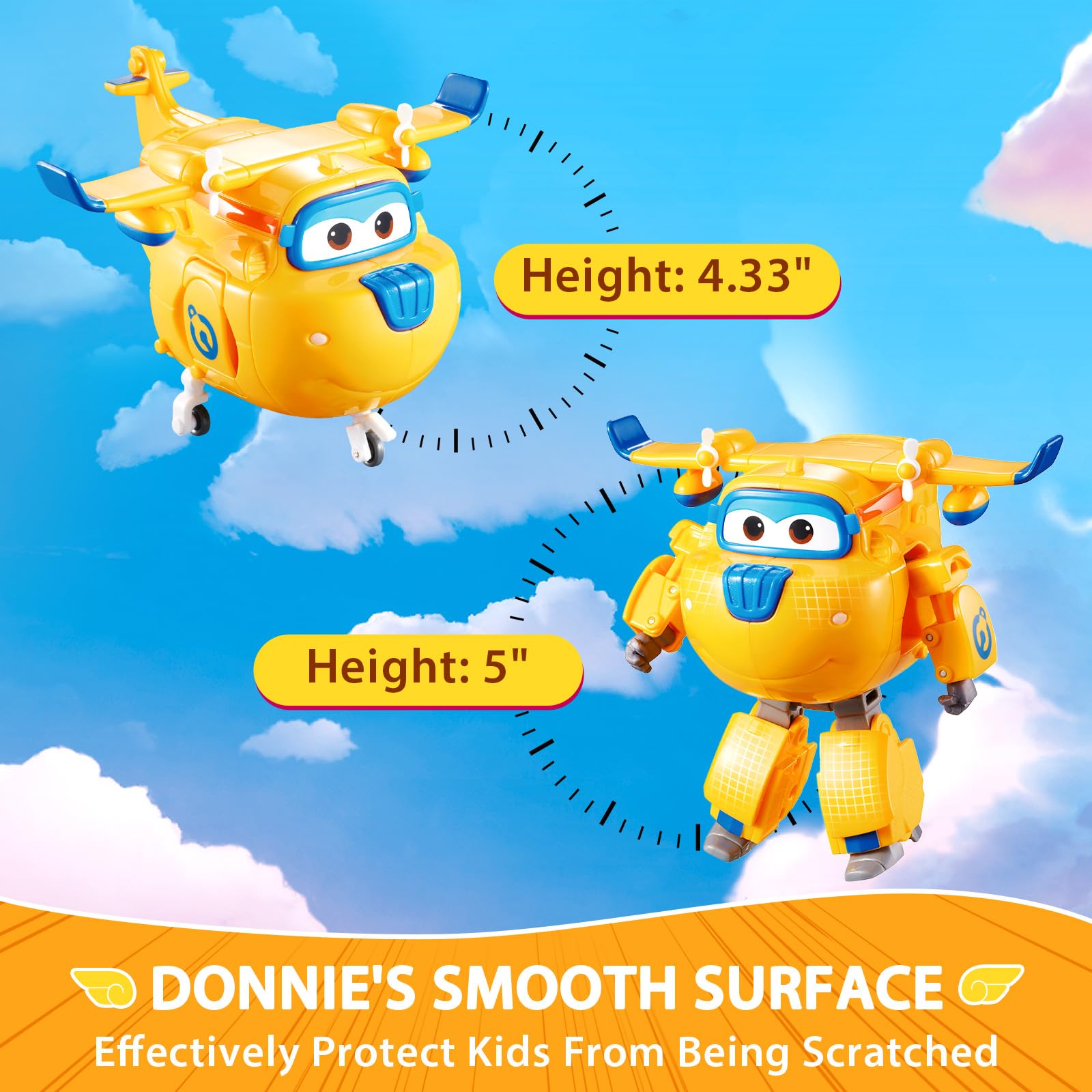 Foto 5 pulgar | Transformable Toys Super Wings Donnie Airplane 2 En 1 - Venta Internacional.