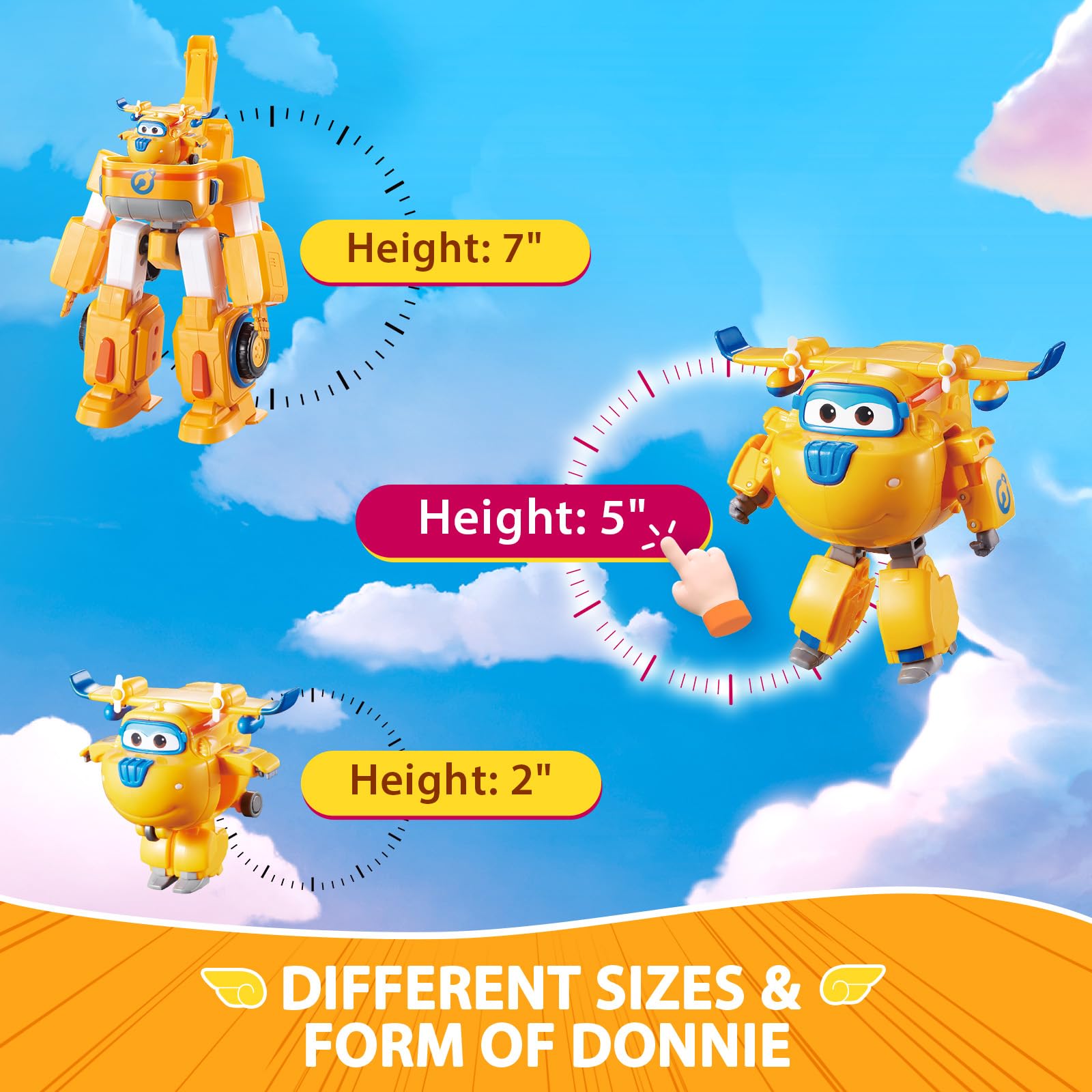 Foto 6 pulgar | Transformable Toys Super Wings Donnie Airplane 2 En 1 - Venta Internacional.