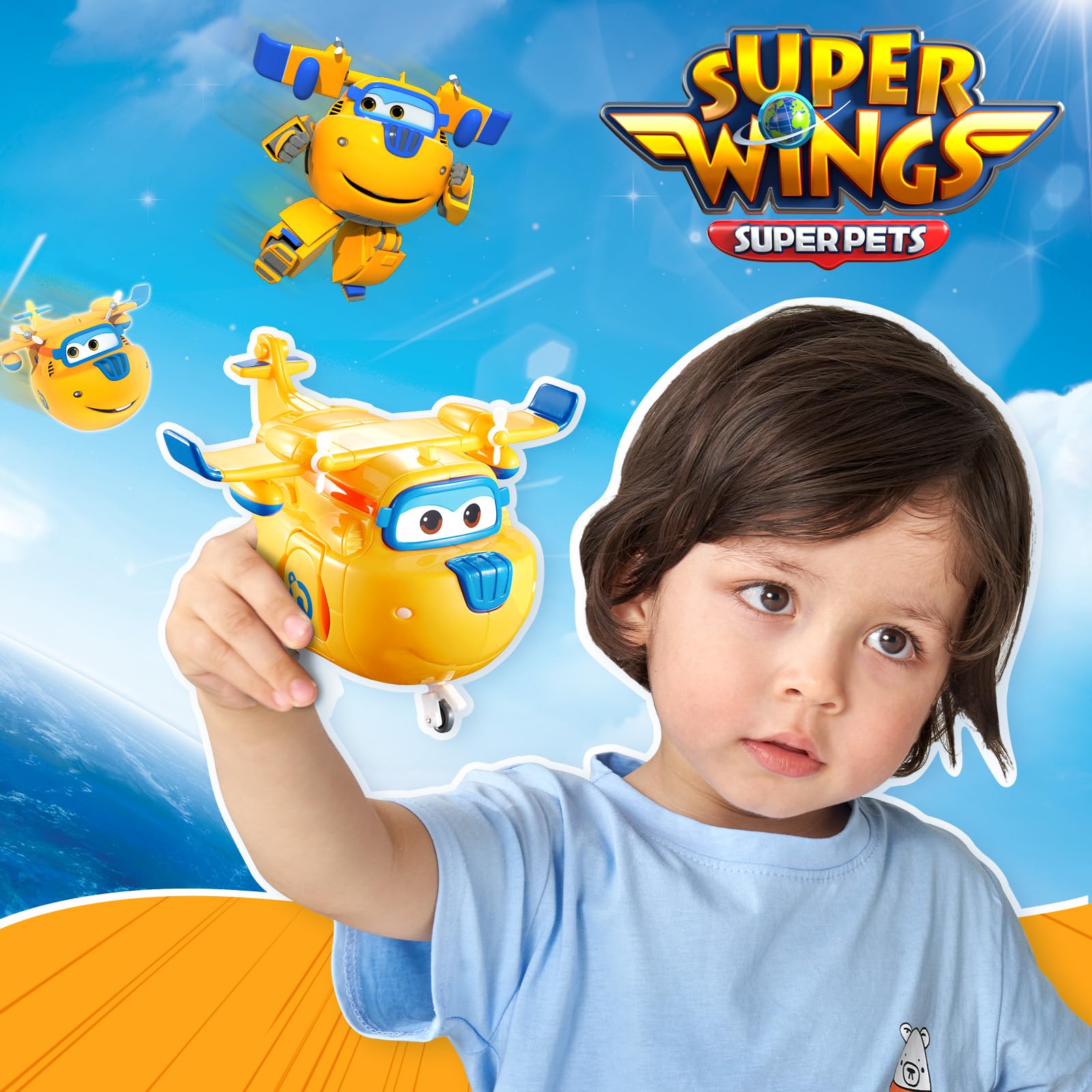 Foto 7 pulgar | Transformable Toys Super Wings Donnie Airplane 2 En 1 - Venta Internacional.