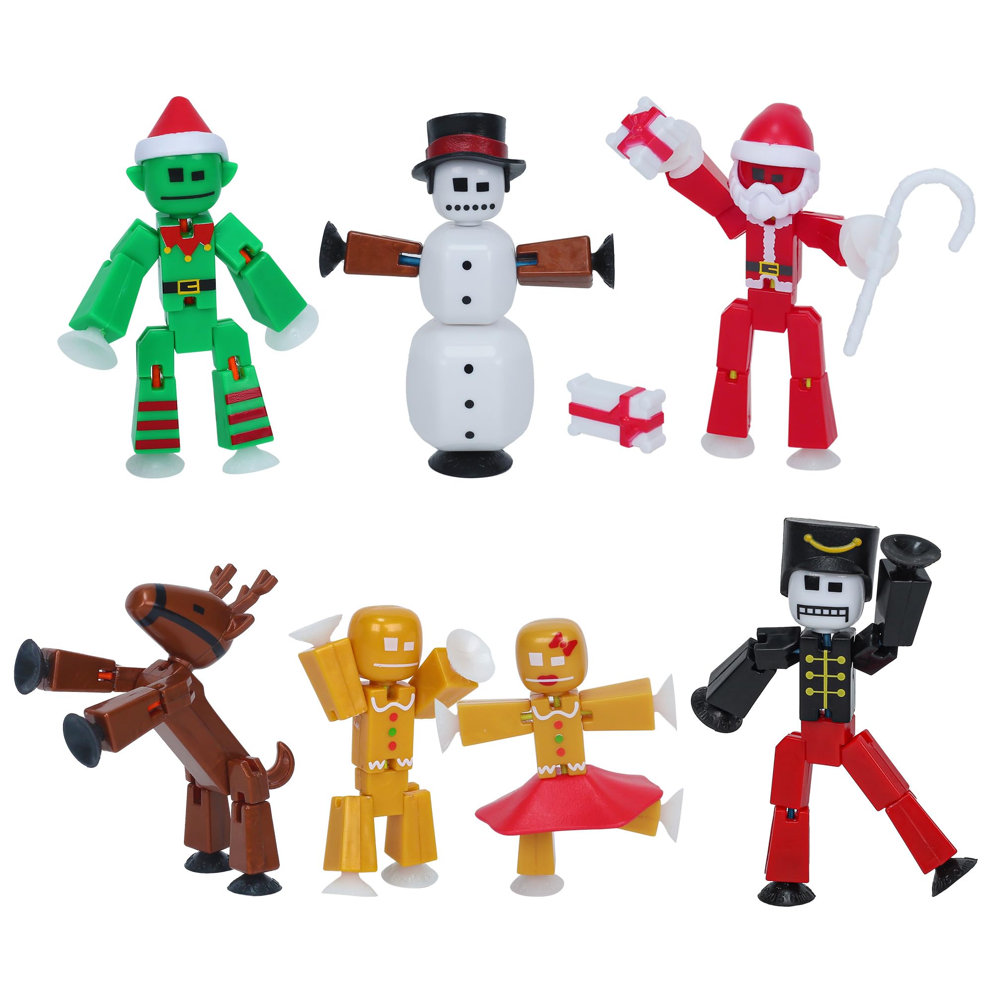 Foto 2 pulgar | Paquete Navideño Stikbot De Toy Zing Con 7 Stikbots Y Accesorios - Venta Internacional.