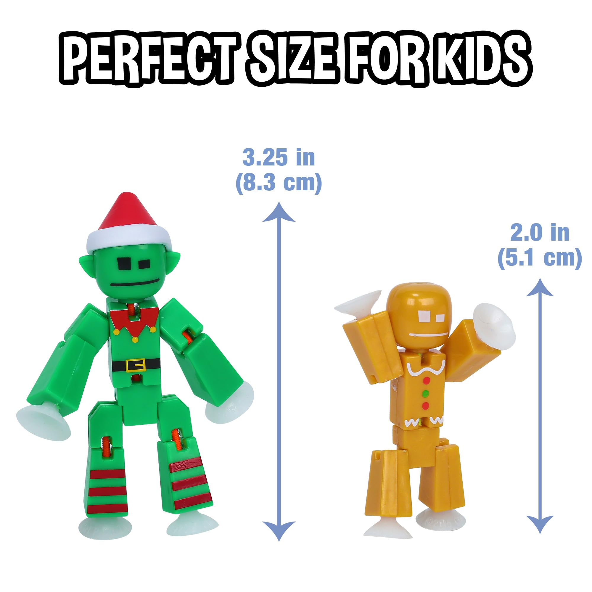 Foto 4 pulgar | Paquete Navideño Stikbot De Toy Zing Con 7 Stikbots Y Accesorios - Venta Internacional.