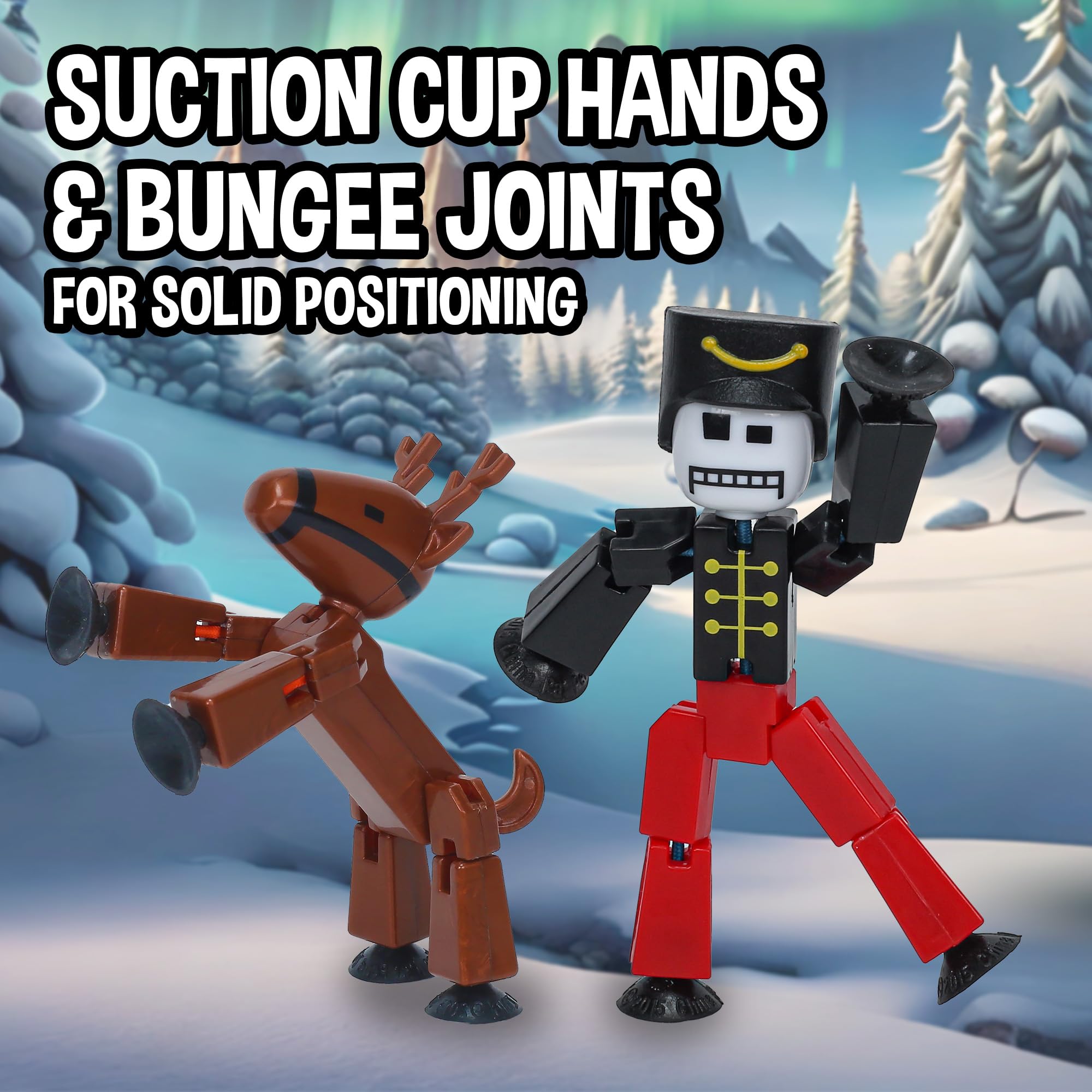 Foto 5 pulgar | Paquete Navideño Stikbot De Toy Zing Con 7 Stikbots Y Accesorios - Venta Internacional.